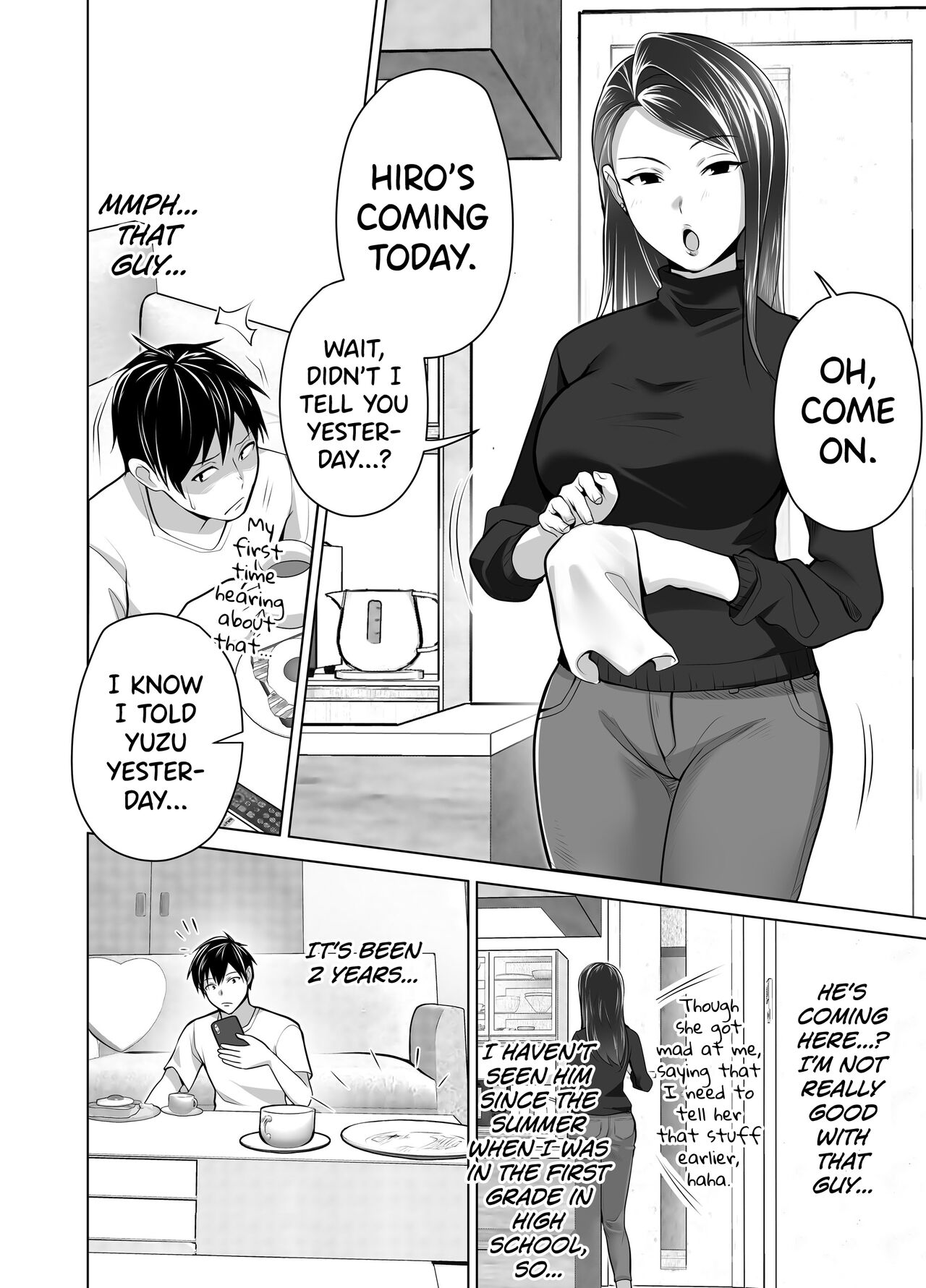 Omae no Kaa-chan Sugee Yokatta yo. page 4