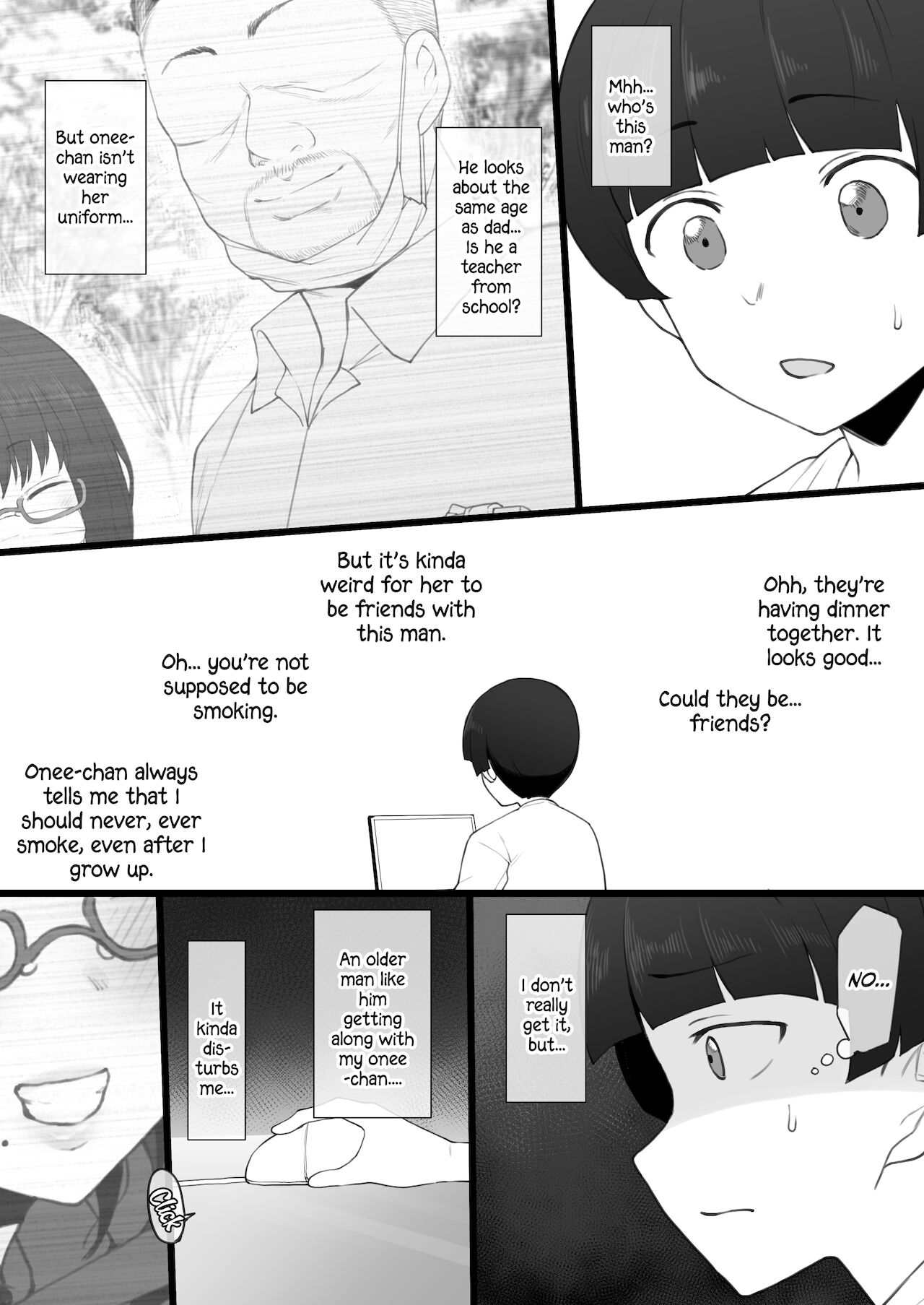 On the Laptop My Beloved Big Sister Lent Me… page 6