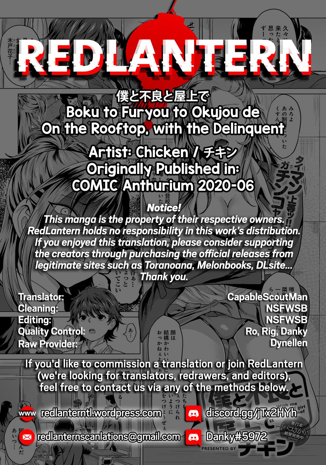 On the Rooftop, with the Delinquent page 32