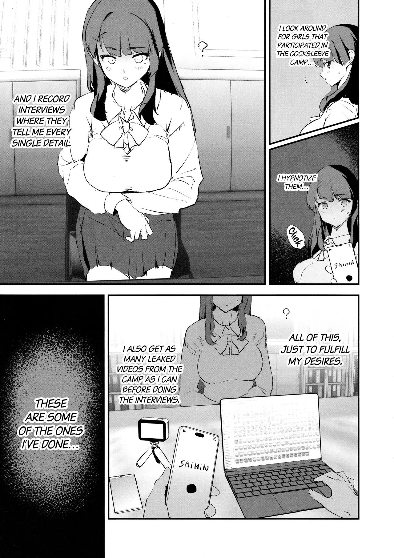 Onaho Gasshuku Saimin Dosukebe Interview + Omake page 4