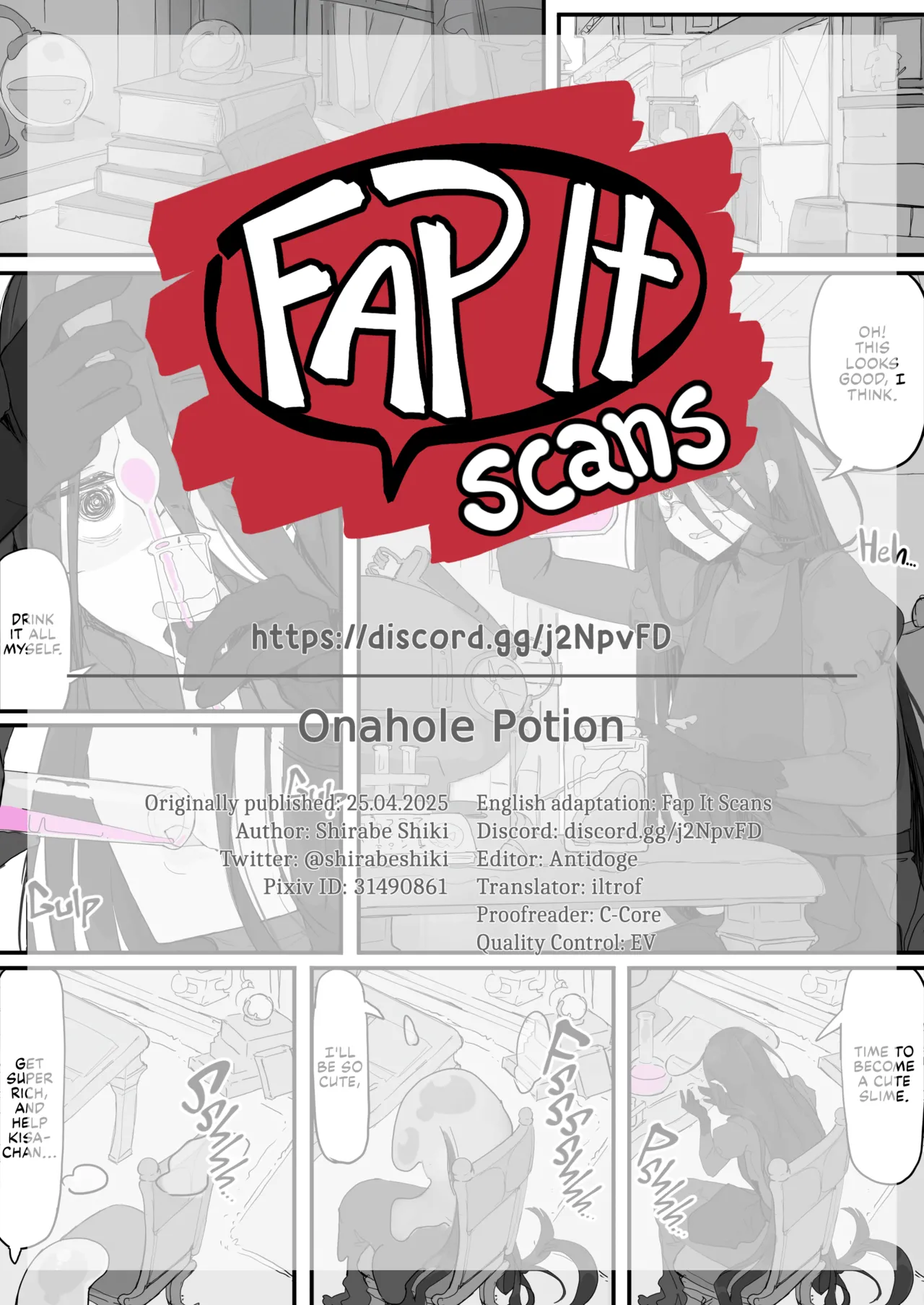 Onahole Potion ① - ② page 33