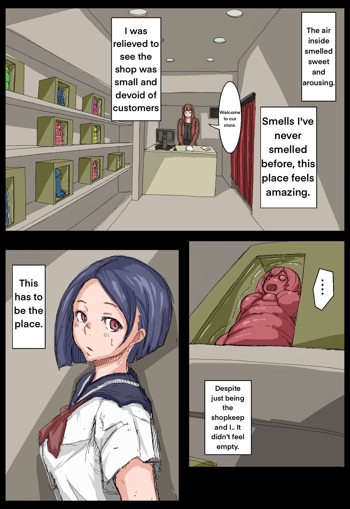 Onahole Senpai. page 4