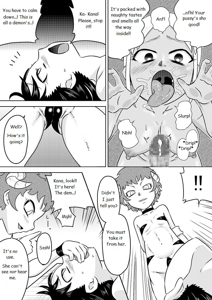 Onaholized Girl x Futanarized Girl page 14