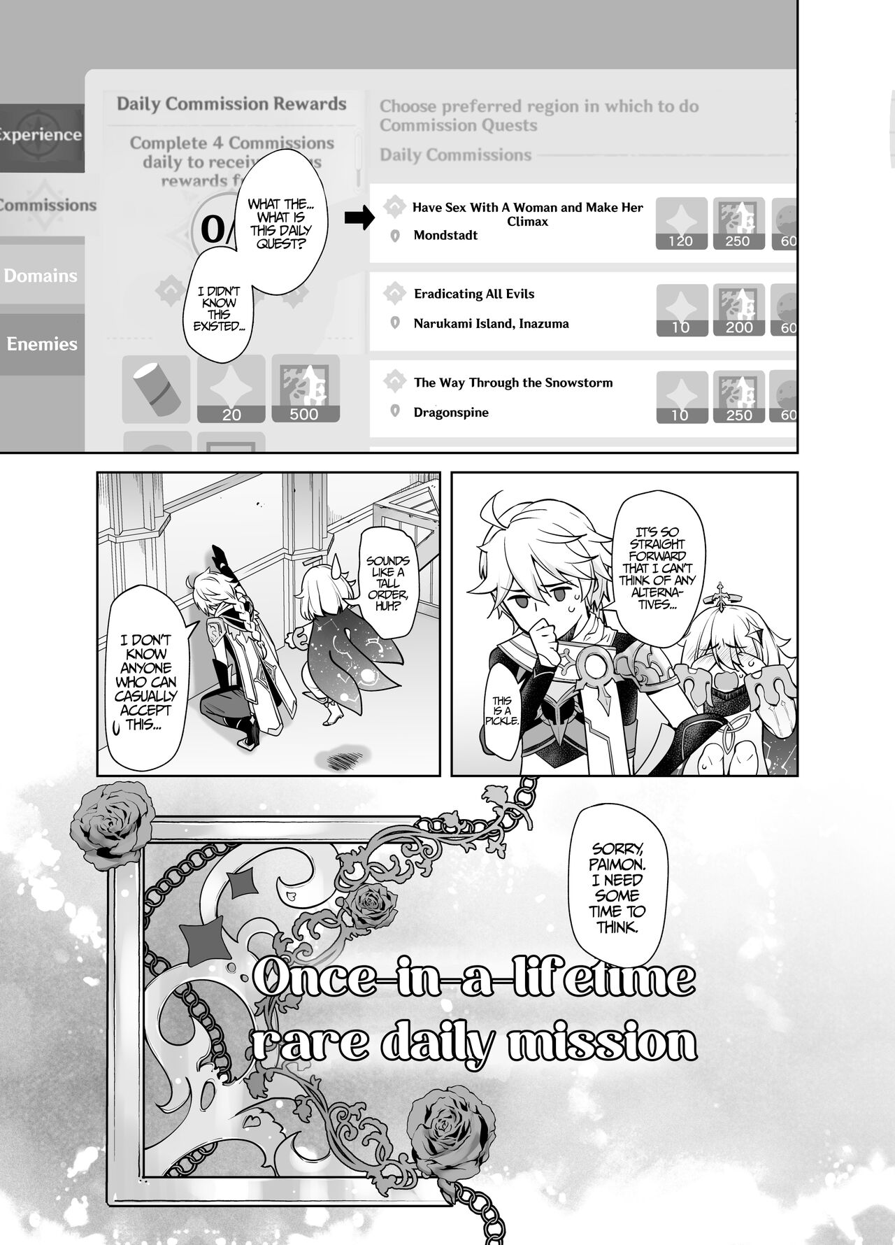 Once in a Lifetime Rare Daily Mission page 4