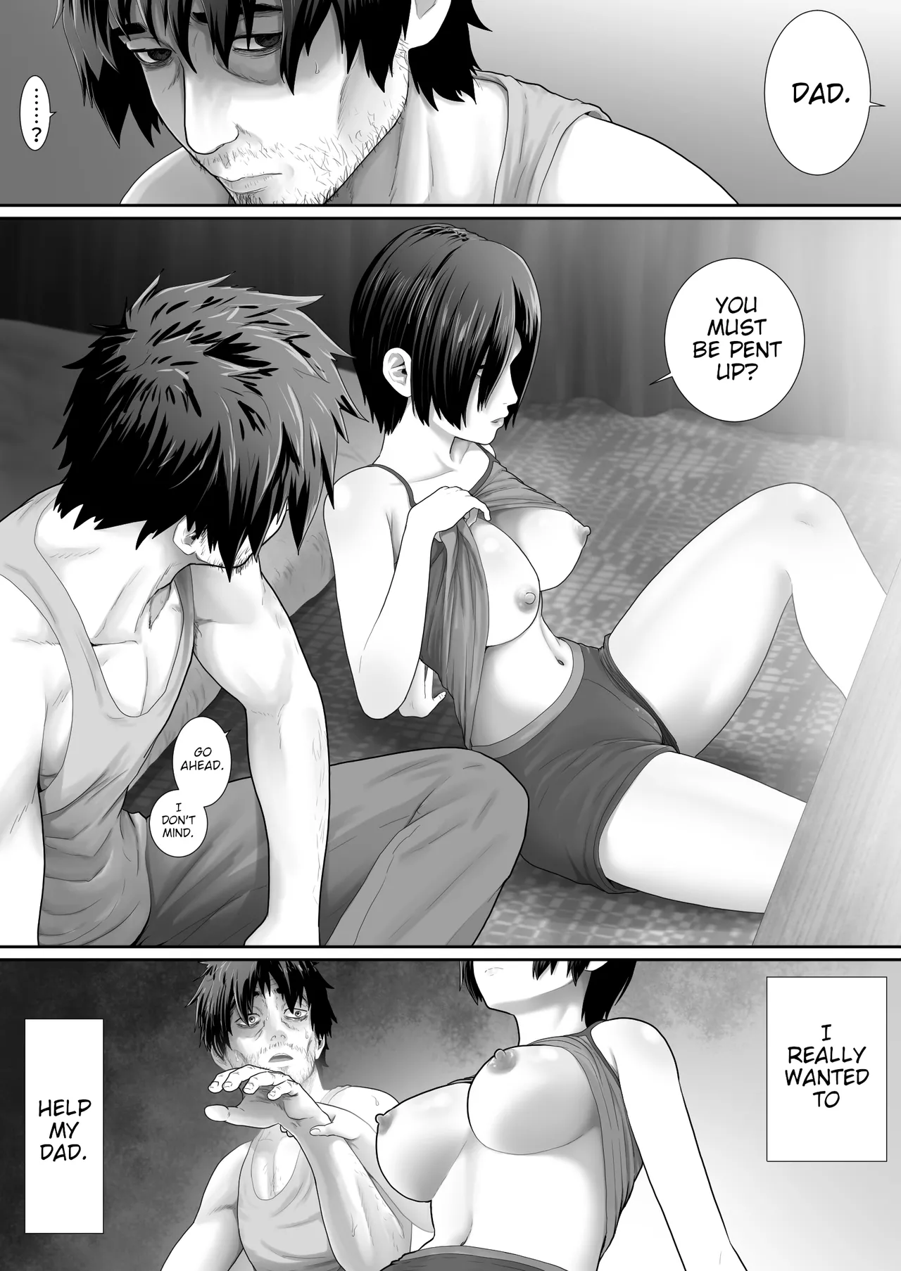One Room, Father and Daughter Living Together page 11