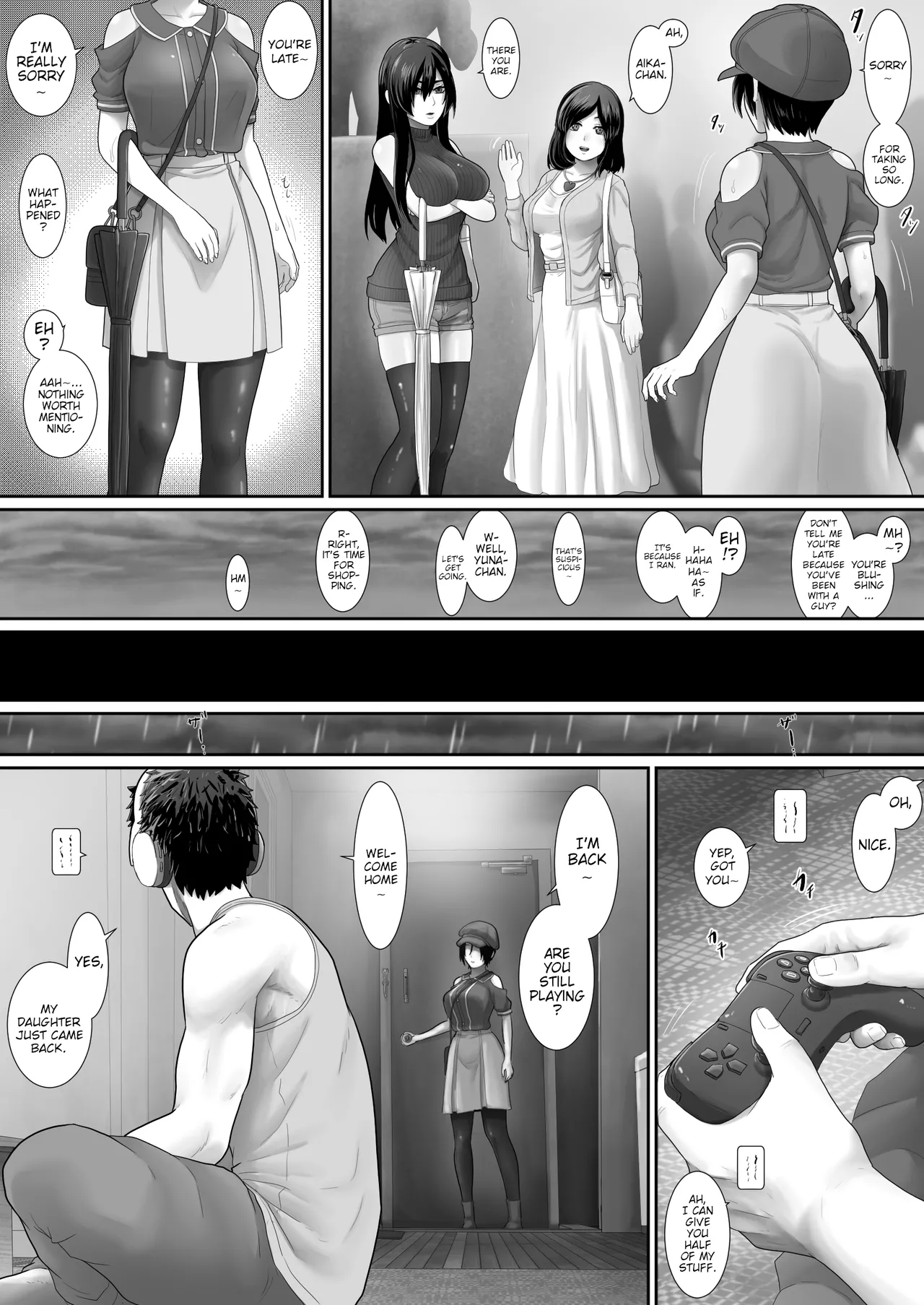 One Room, Father and Daughter Living Together page 33