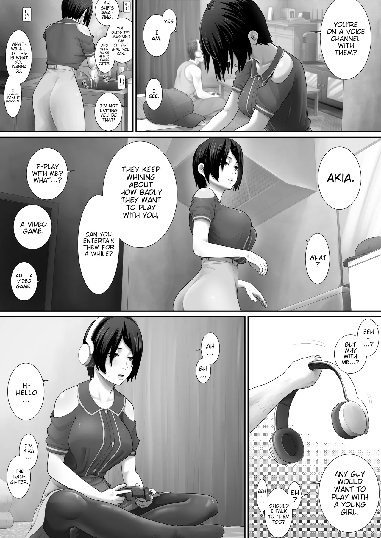 One Room, Father and Daughter Living Together page 34