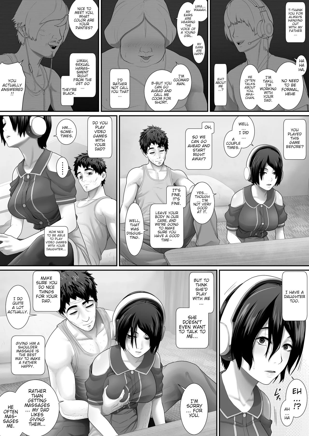 One Room, Father and Daughter Living Together page 35