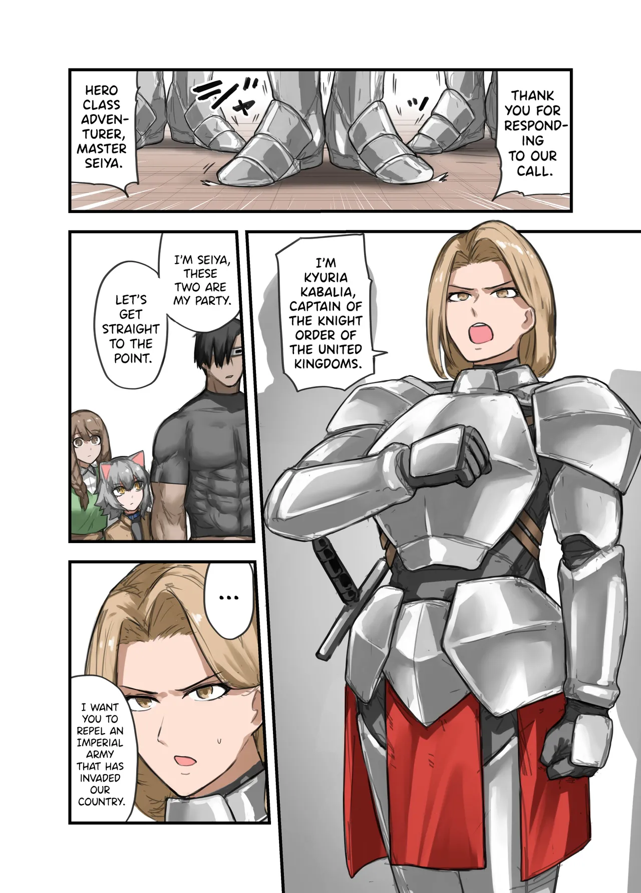 One Week With a Hero The Knight Captain Edition page 7