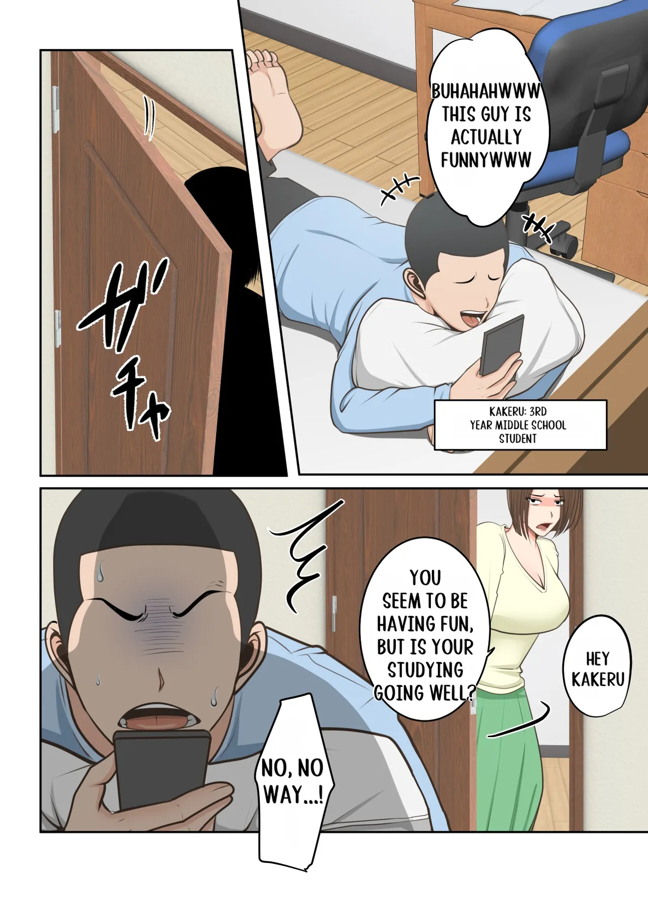 Oni no Kyouiku Mama ga Musuko to Amaama SEX made page 2
