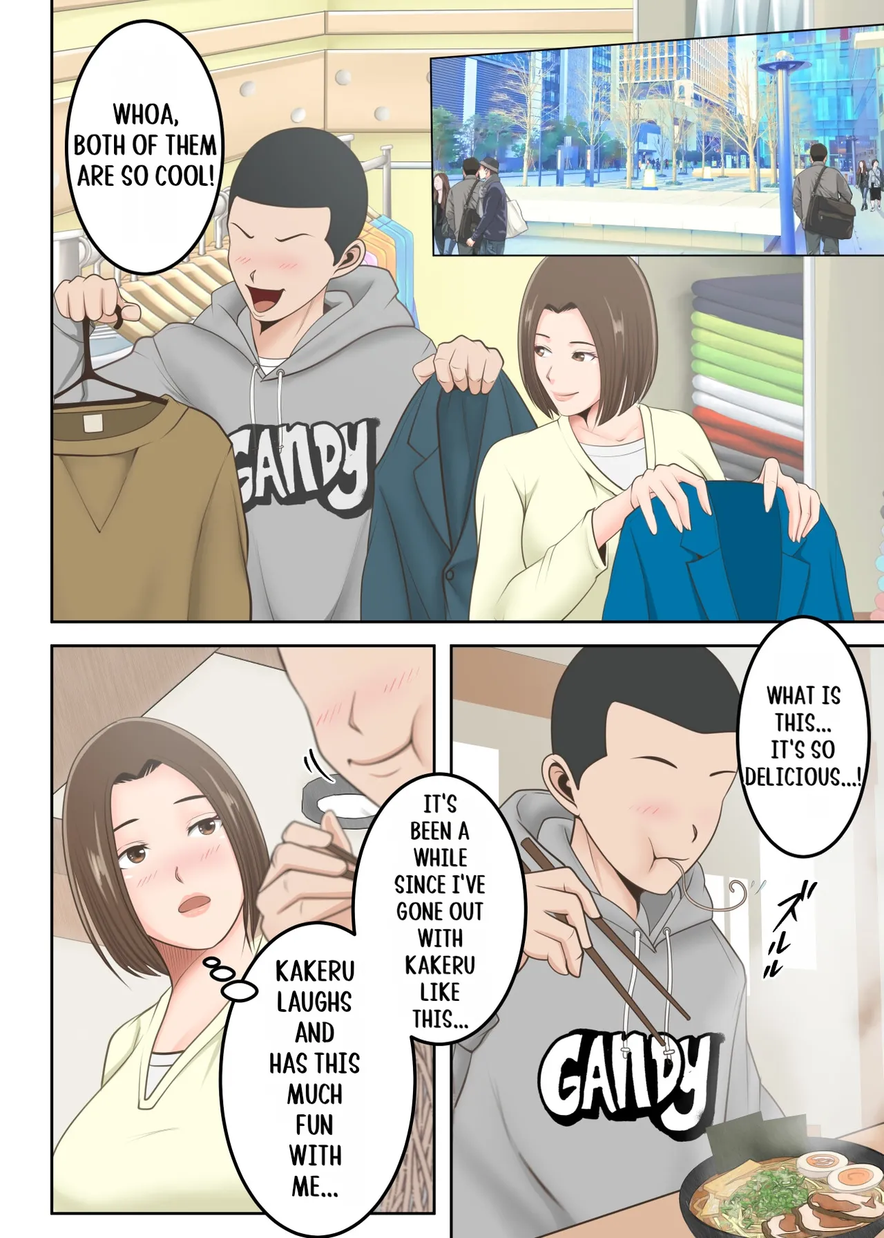 Oni no Kyouiku Mama ga Musuko to Amaama SEX made page 61