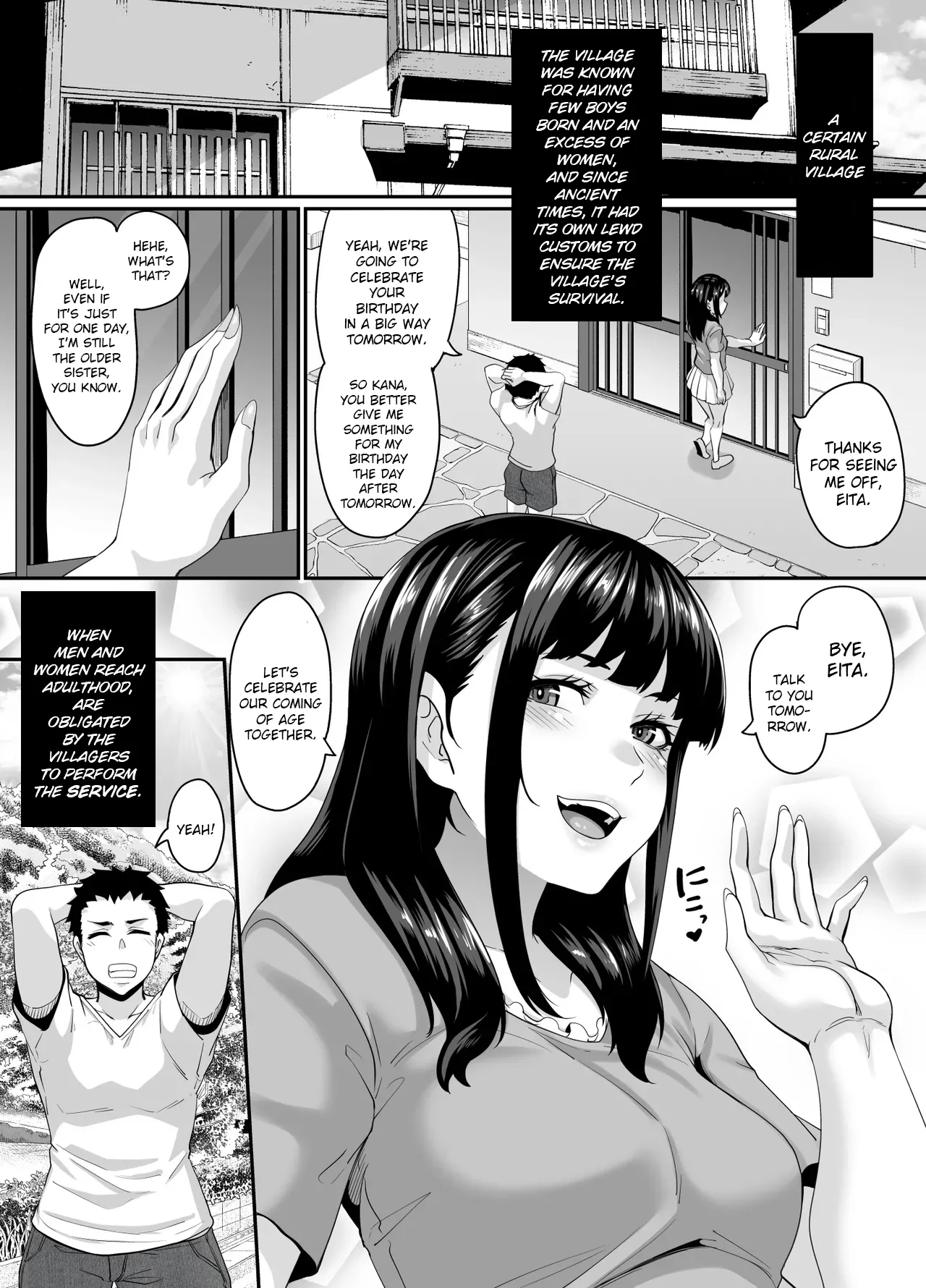 Onna Amarimura no Inshuu 2 ~Onna wa Kairaku ni Hitari Kodane o Shibori Haramu Hatake de Are to Iu Inaka no Oshie~ page 8