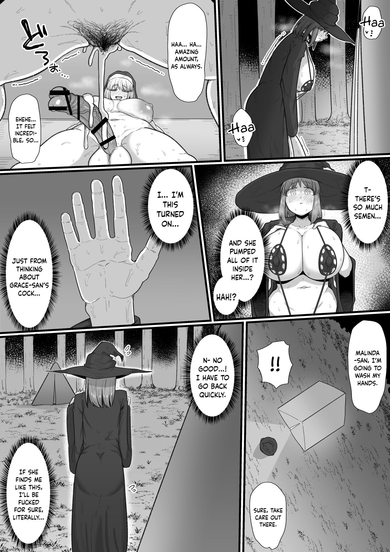 Onna Boukensha x Futanari, Nani mo Okoranai Hazu ga Naku... page 15
