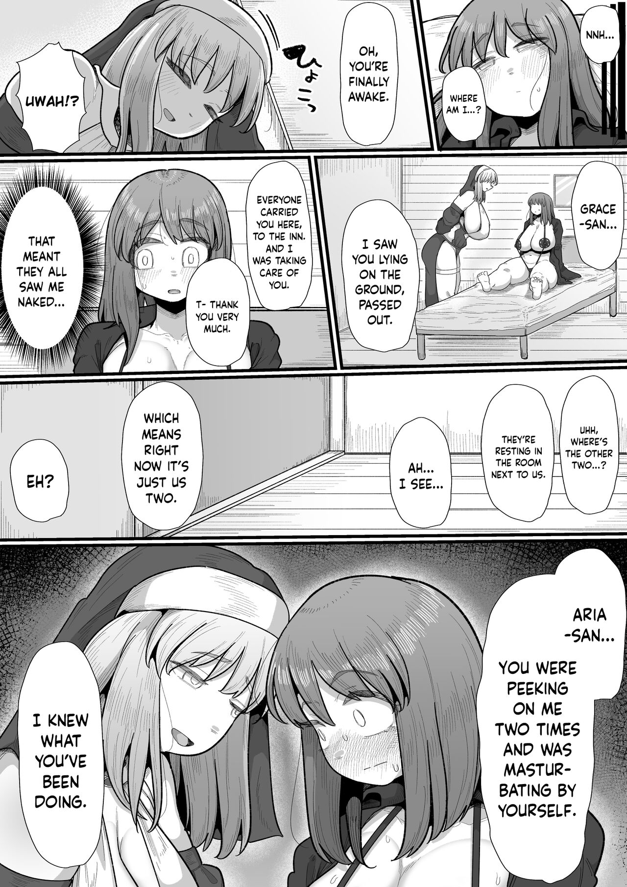 Onna Boukensha x Futanari, Nani mo Okoranai Hazu ga Naku... page 26