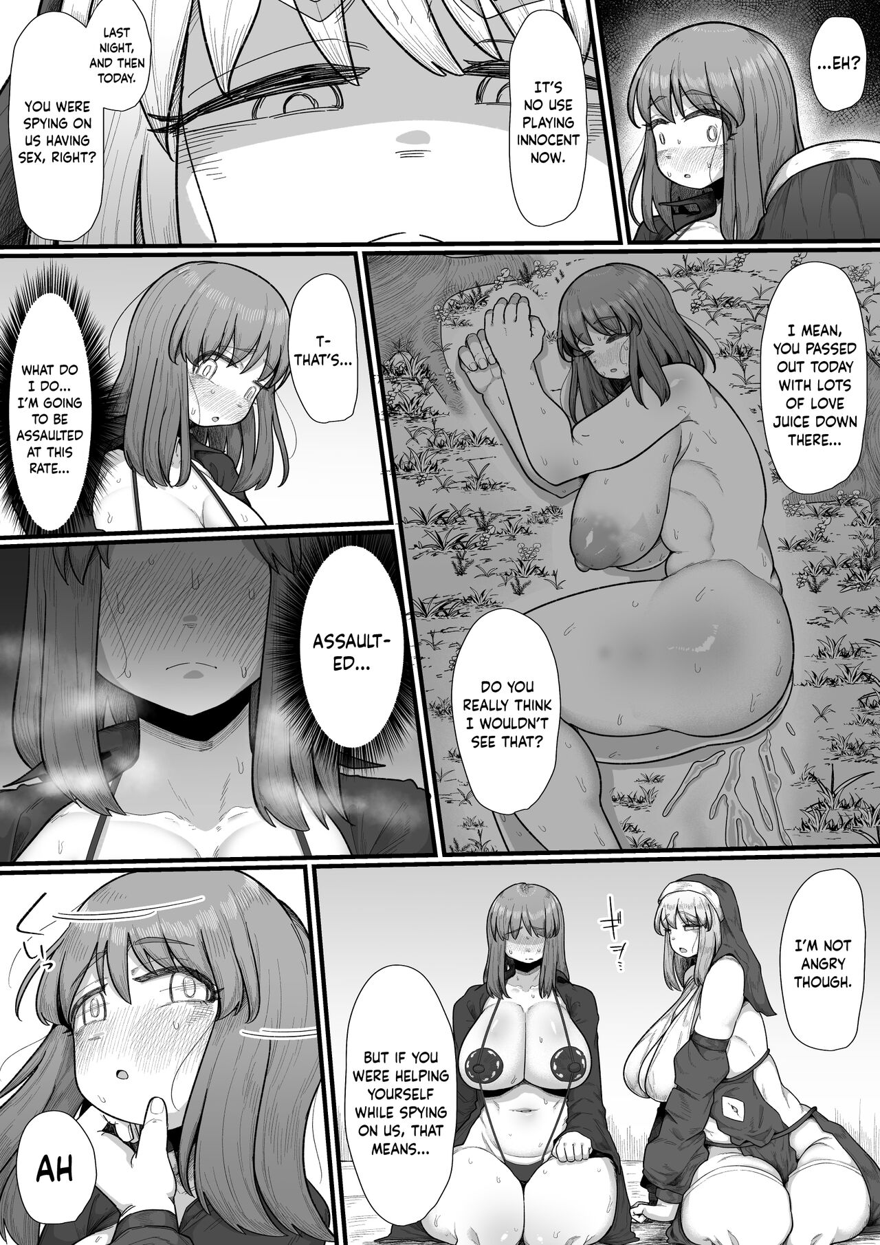 Onna Boukensha x Futanari, Nani mo Okoranai Hazu ga Naku... page 27