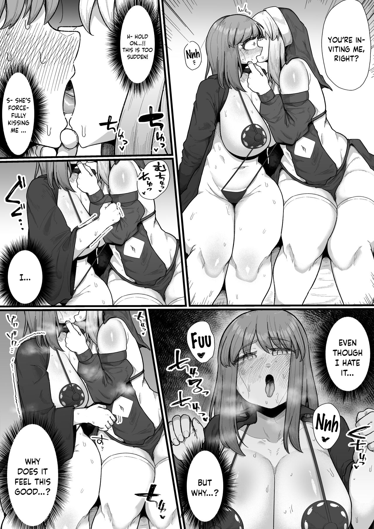 Onna Boukensha x Futanari, Nani mo Okoranai Hazu ga Naku... page 28