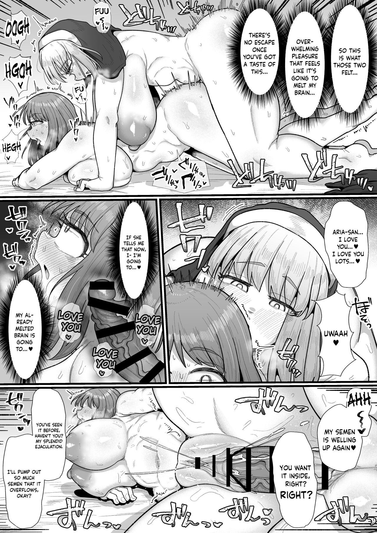 Onna Boukensha x Futanari, Nani mo Okoranai Hazu ga Naku... page 34