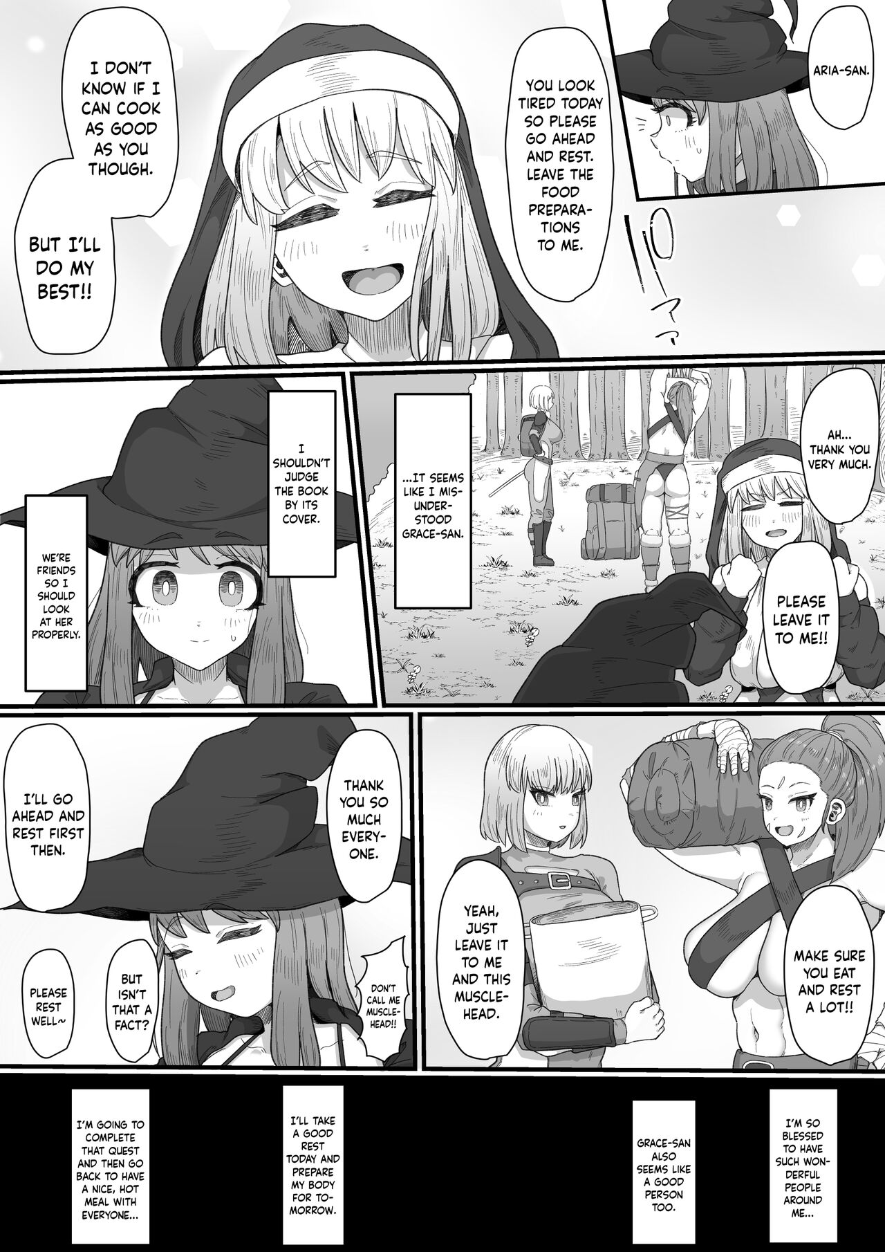 Onna Boukensha x Futanari, Nani mo Okoranai Hazu ga Naku... page 6