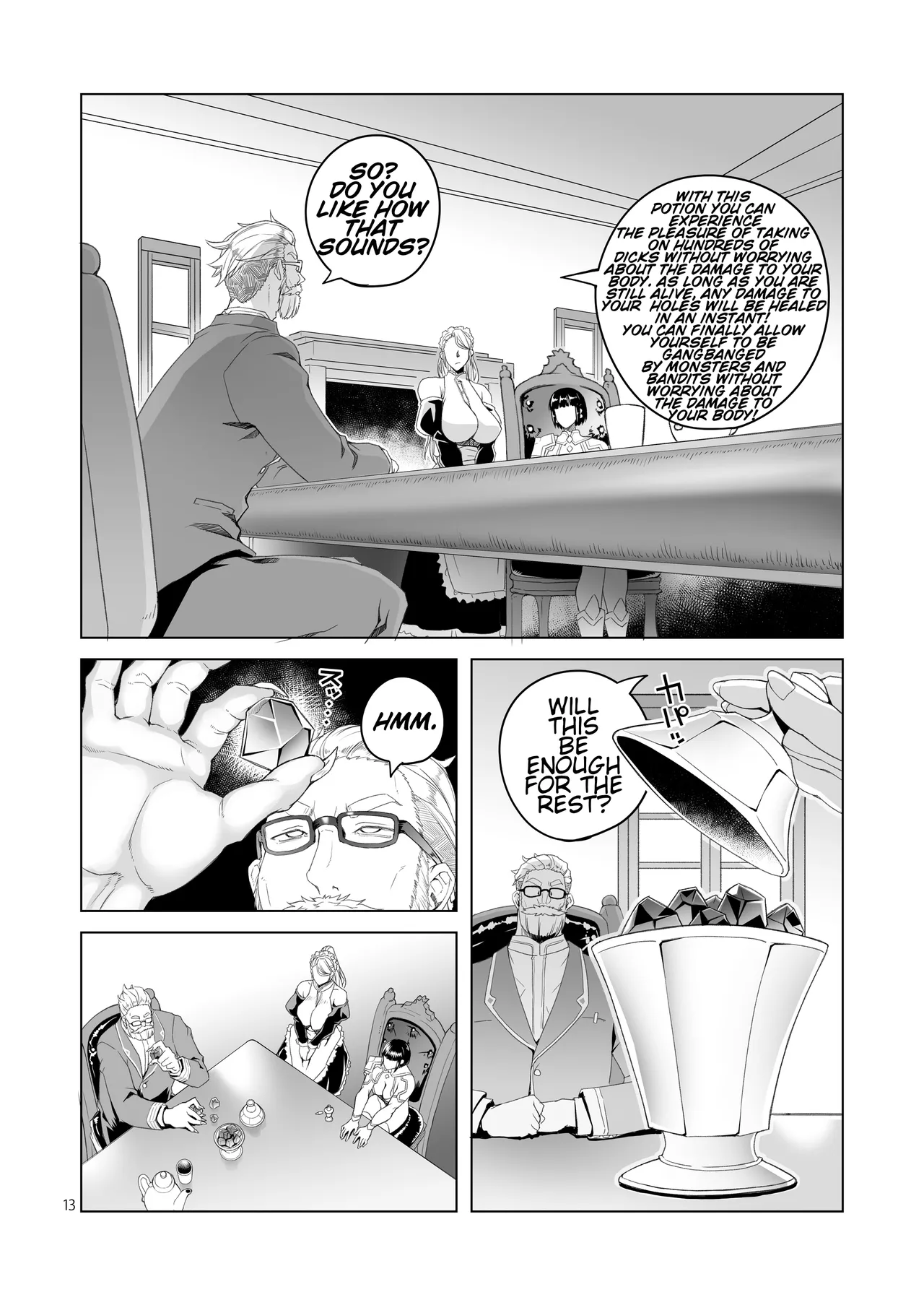 Onna Kishi Rahel to Shien no Yakusoku - Lady Knight Rahel and the Promised Purple Smoke page 12