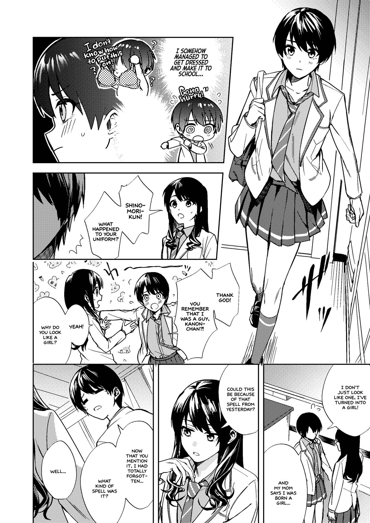 Onna ni Natta Ore wa Shinyuu no Risou no Kanojo? page 9