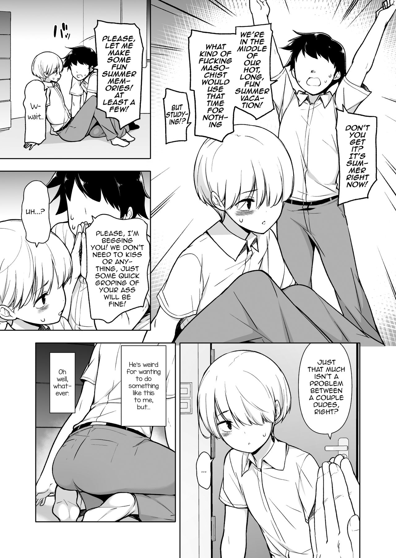 Onnappoi Boku to Kyou kara Ryou de Futarikiri page 8