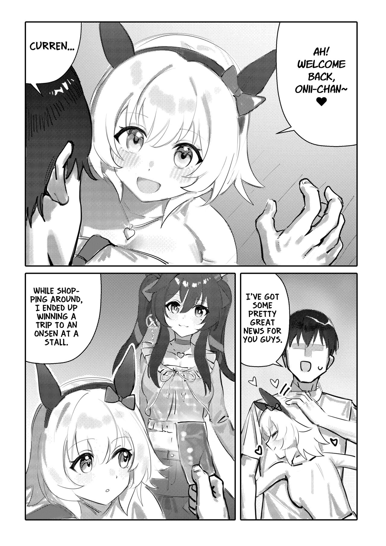 Onsen with Sister and Sister page 4