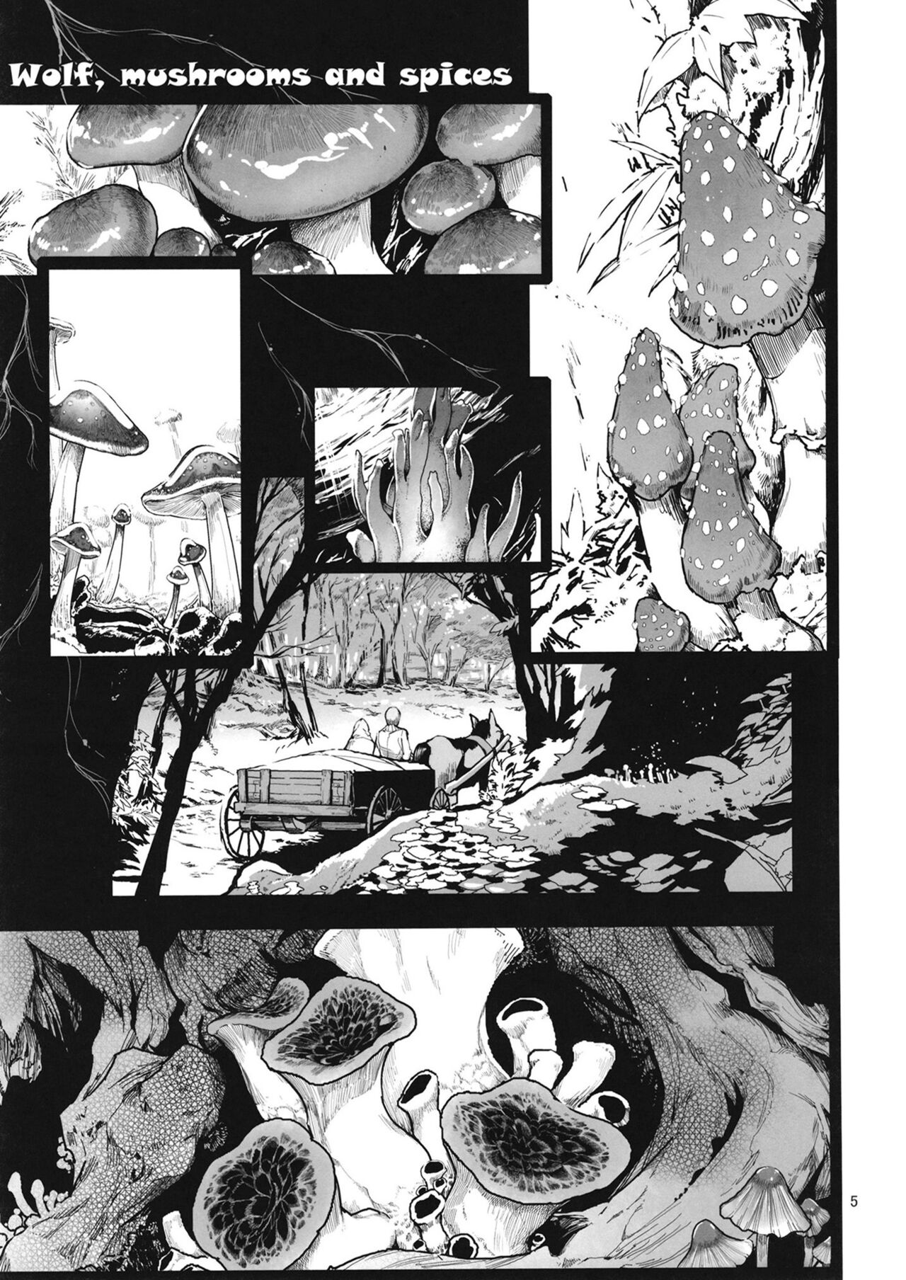 Ookami to Kinoko to Koushinryou - Wolf,mushrooms amd spices page 4