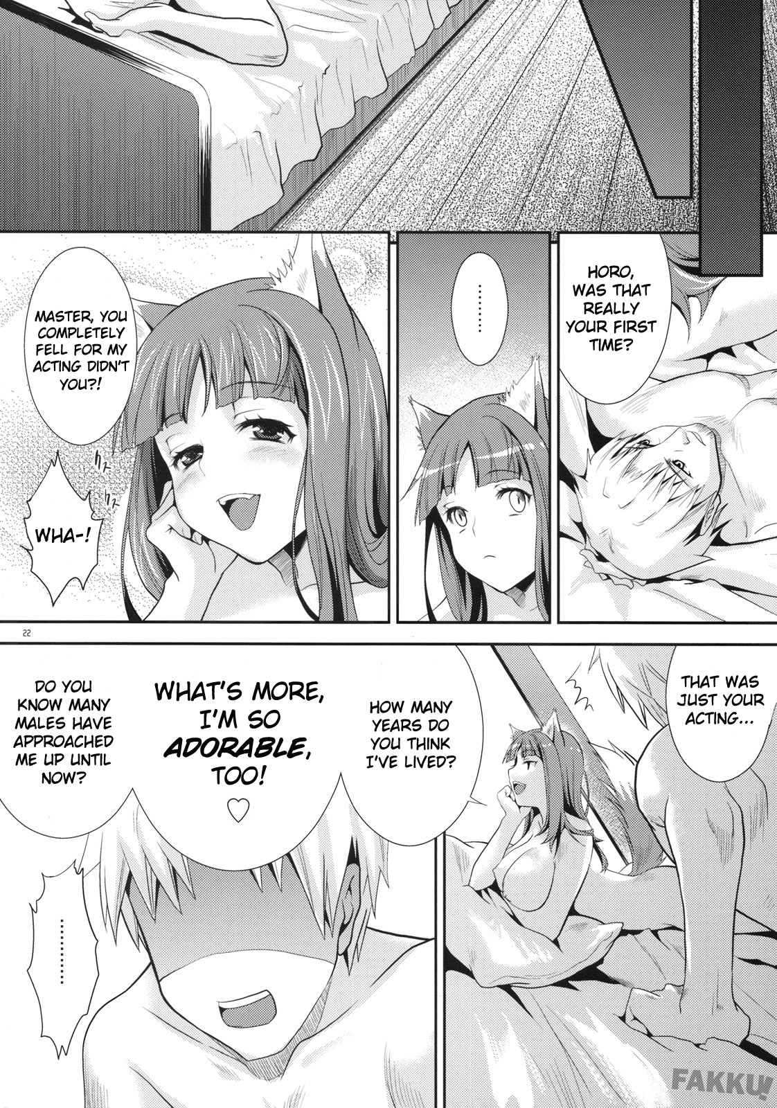Ookami to Mitsu Ringo page 21