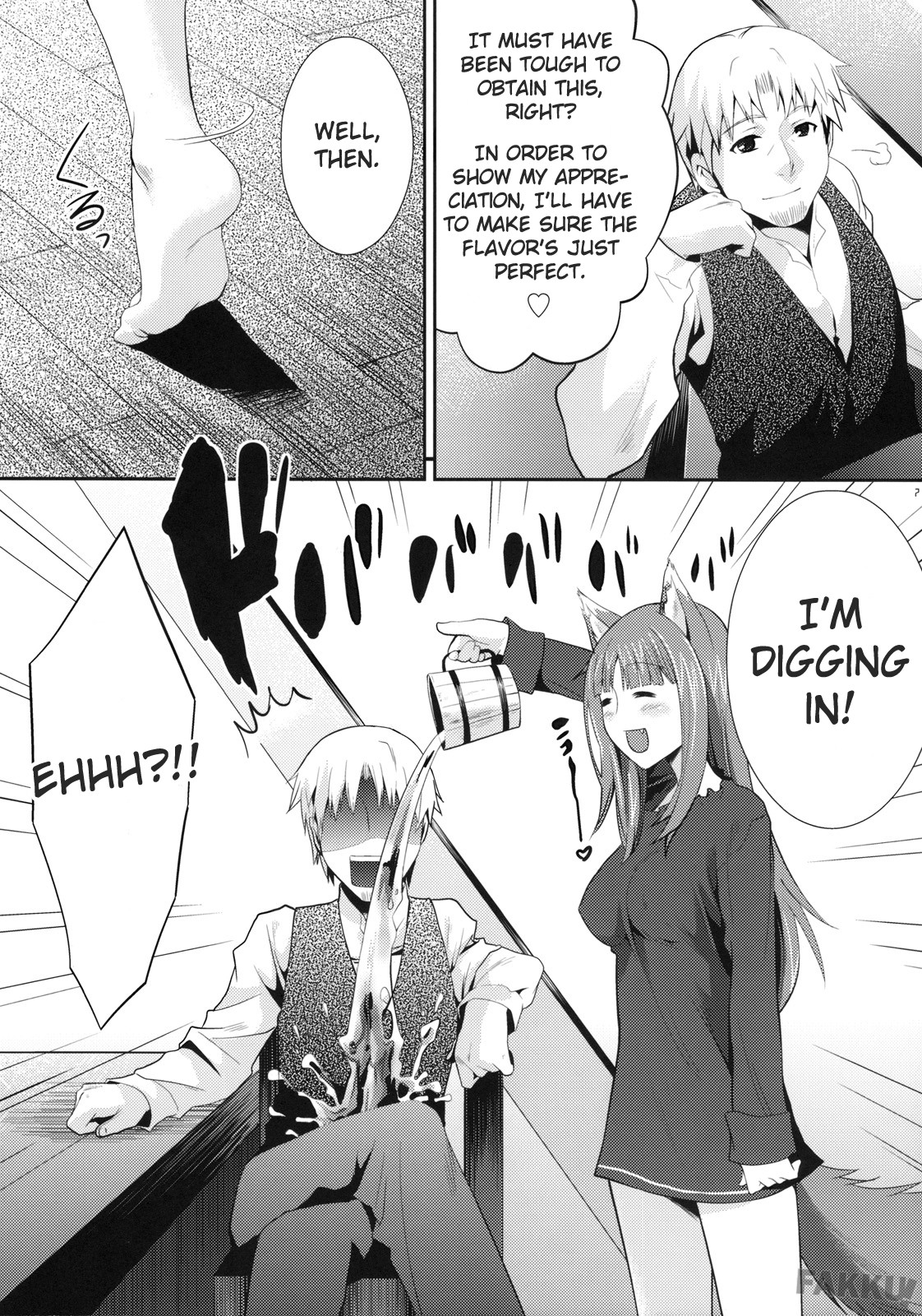 Ookami to Mitsu Ringo page 6