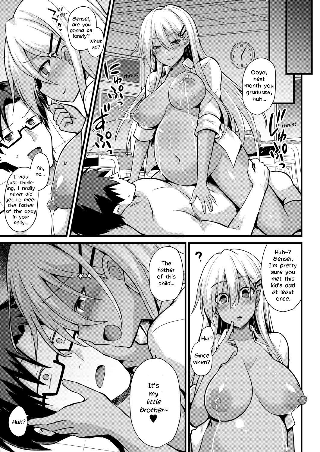 Ooya-chan's Preggo Belly Teacher Training!! page 45