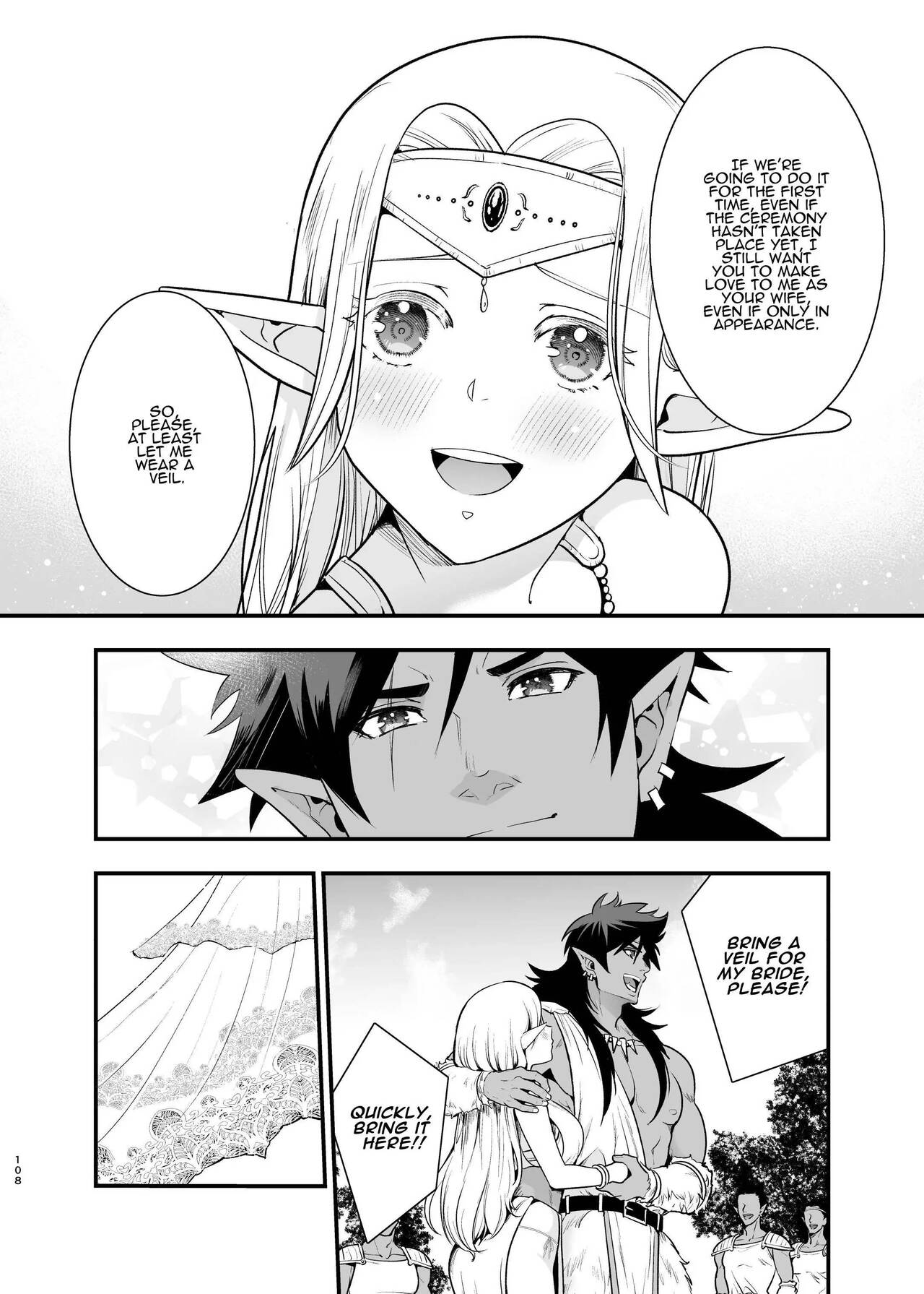 Orc Bride ~Abducted Elf Corrupted by Pleasure~ page 106