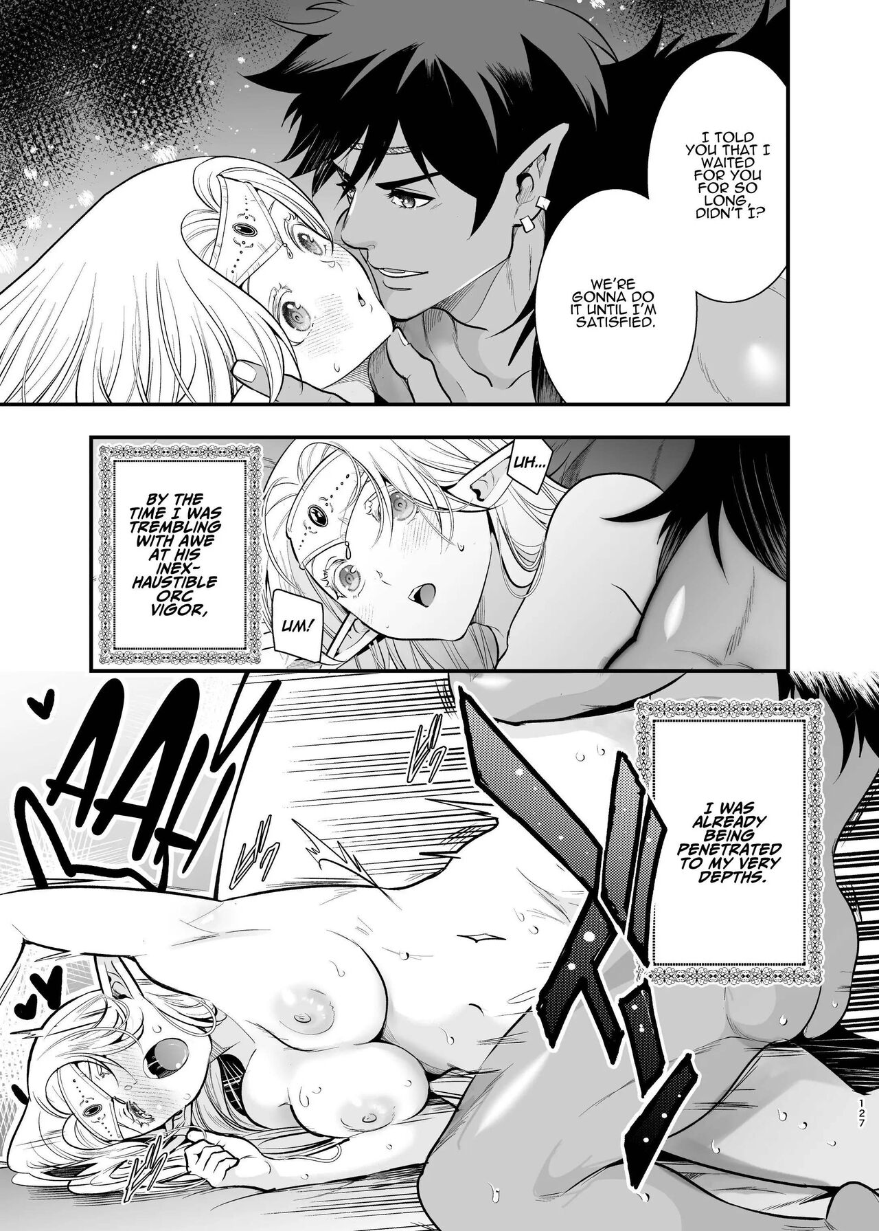 Orc Bride ~Abducted Elf Corrupted by Pleasure~ page 125