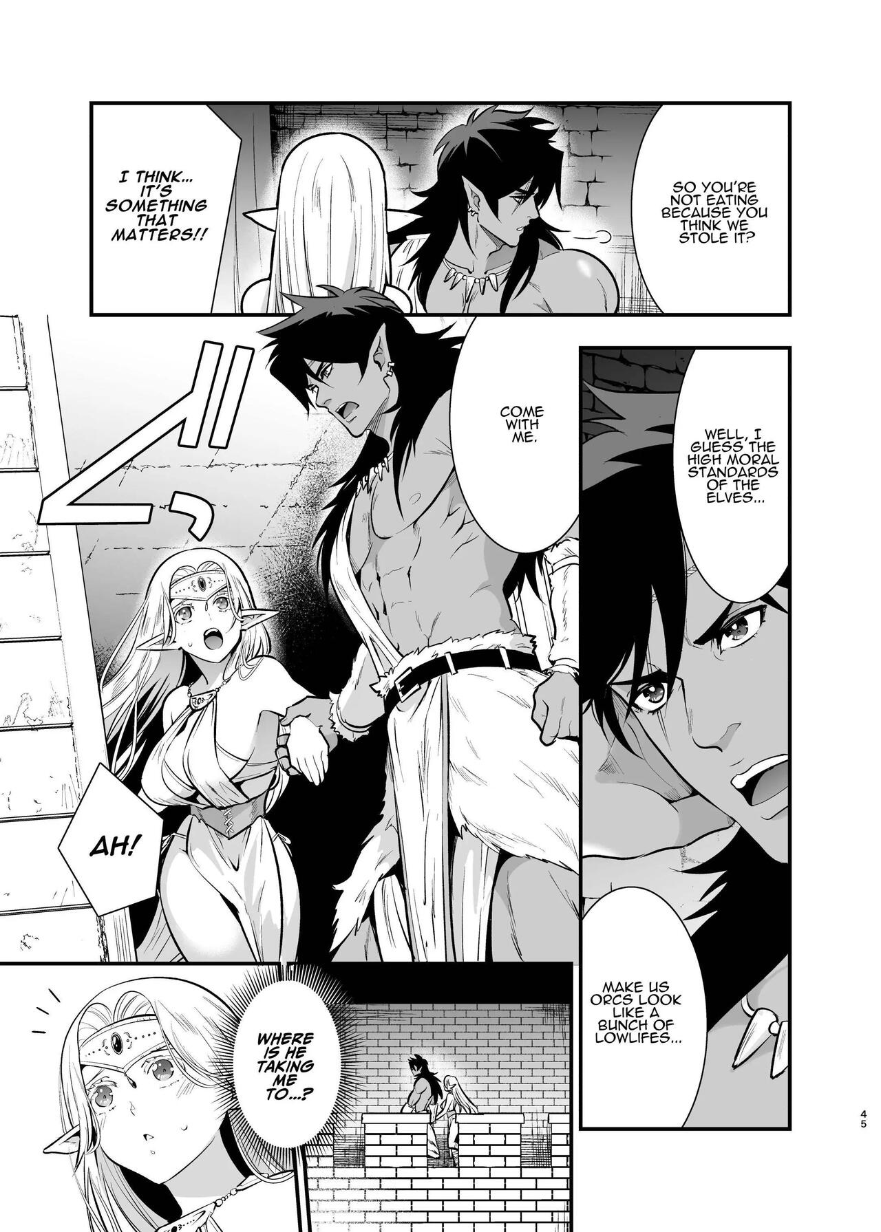 Orc Bride ~Abducted Elf Corrupted by Pleasure~ page 43
