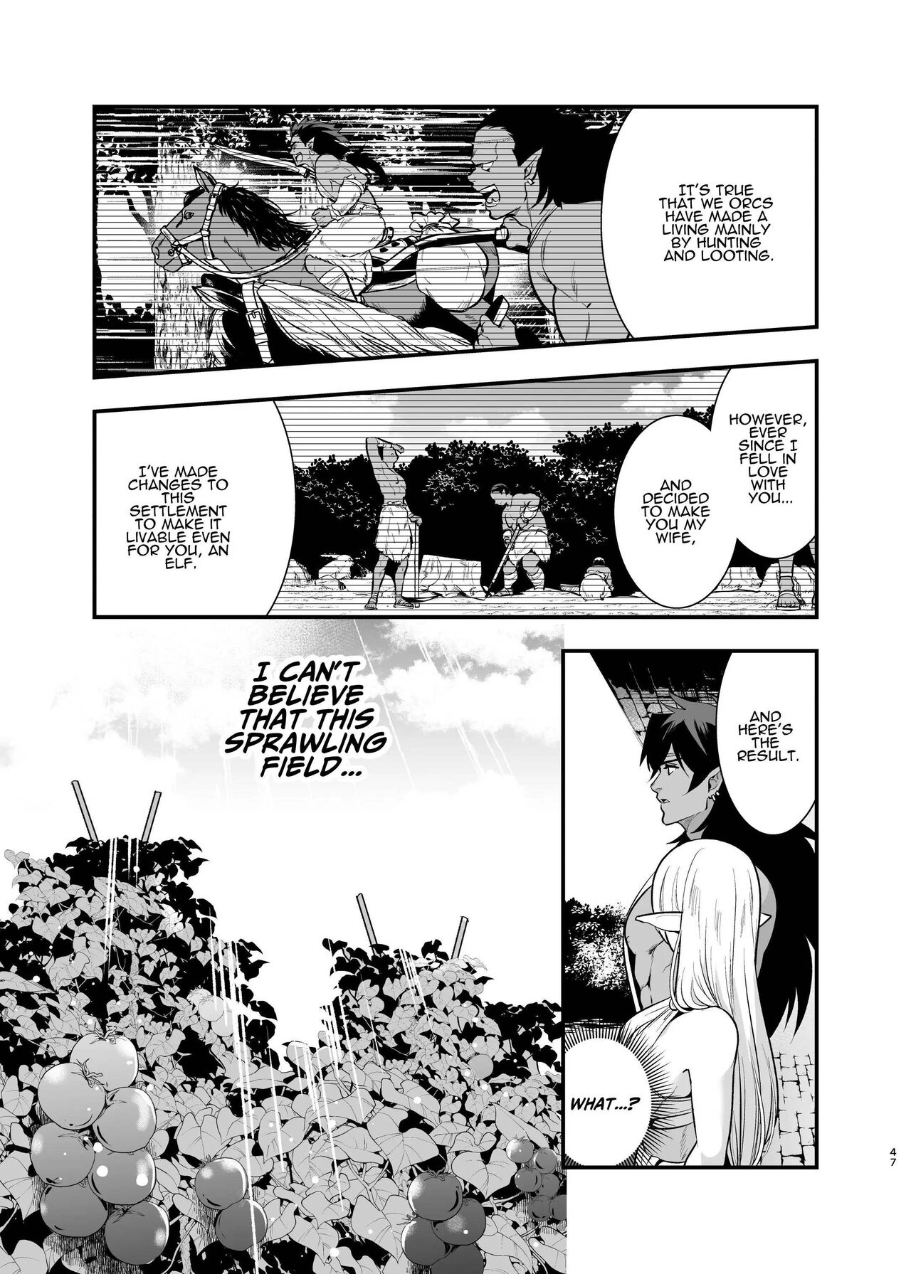 Orc Bride ~Abducted Elf Corrupted by Pleasure~ page 45