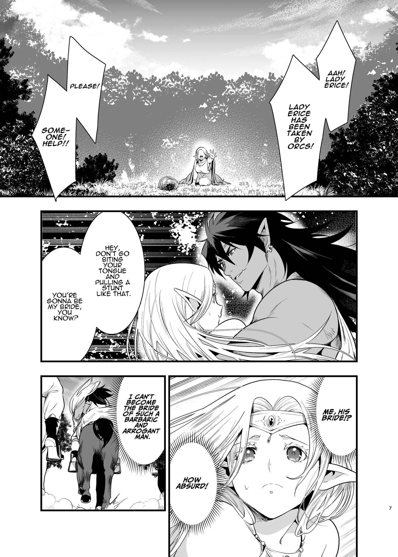 Orc Bride ~Abducted Elf Corrupted by Pleasure~ page 5
