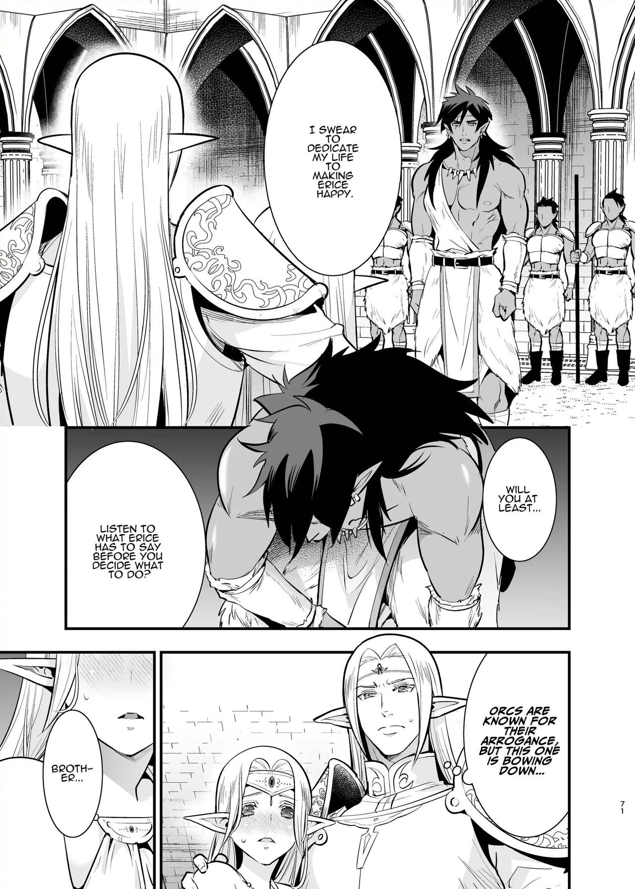 Orc Bride ~Abducted Elf Corrupted by Pleasure~ page 69