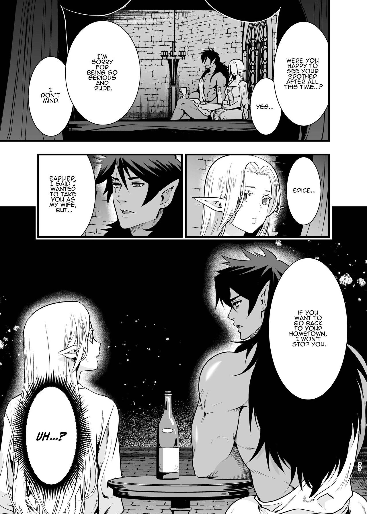 Orc Bride ~Abducted Elf Corrupted by Pleasure~ page 75