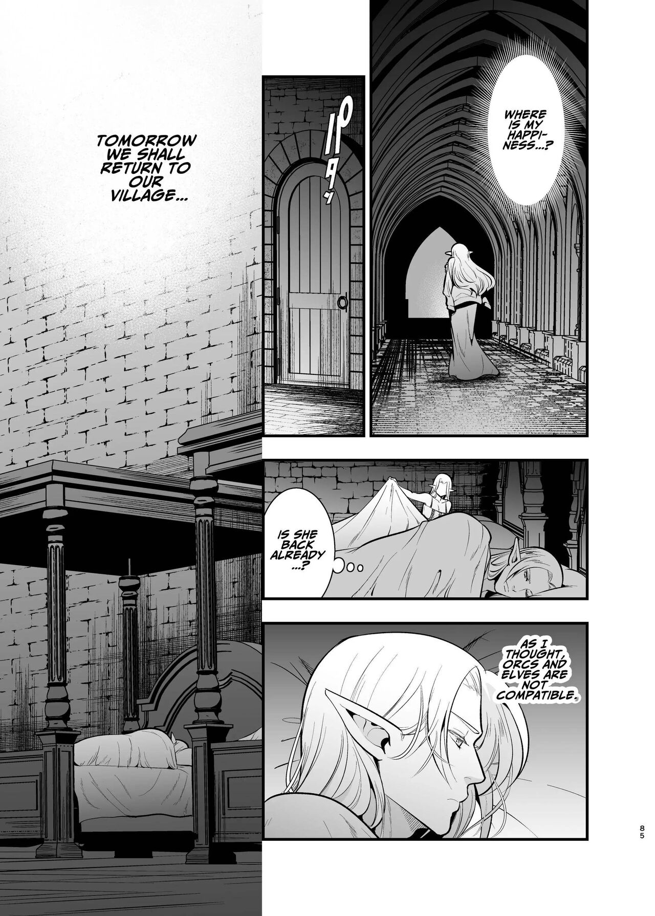 Orc Bride ~Abducted Elf Corrupted by Pleasure~ page 83