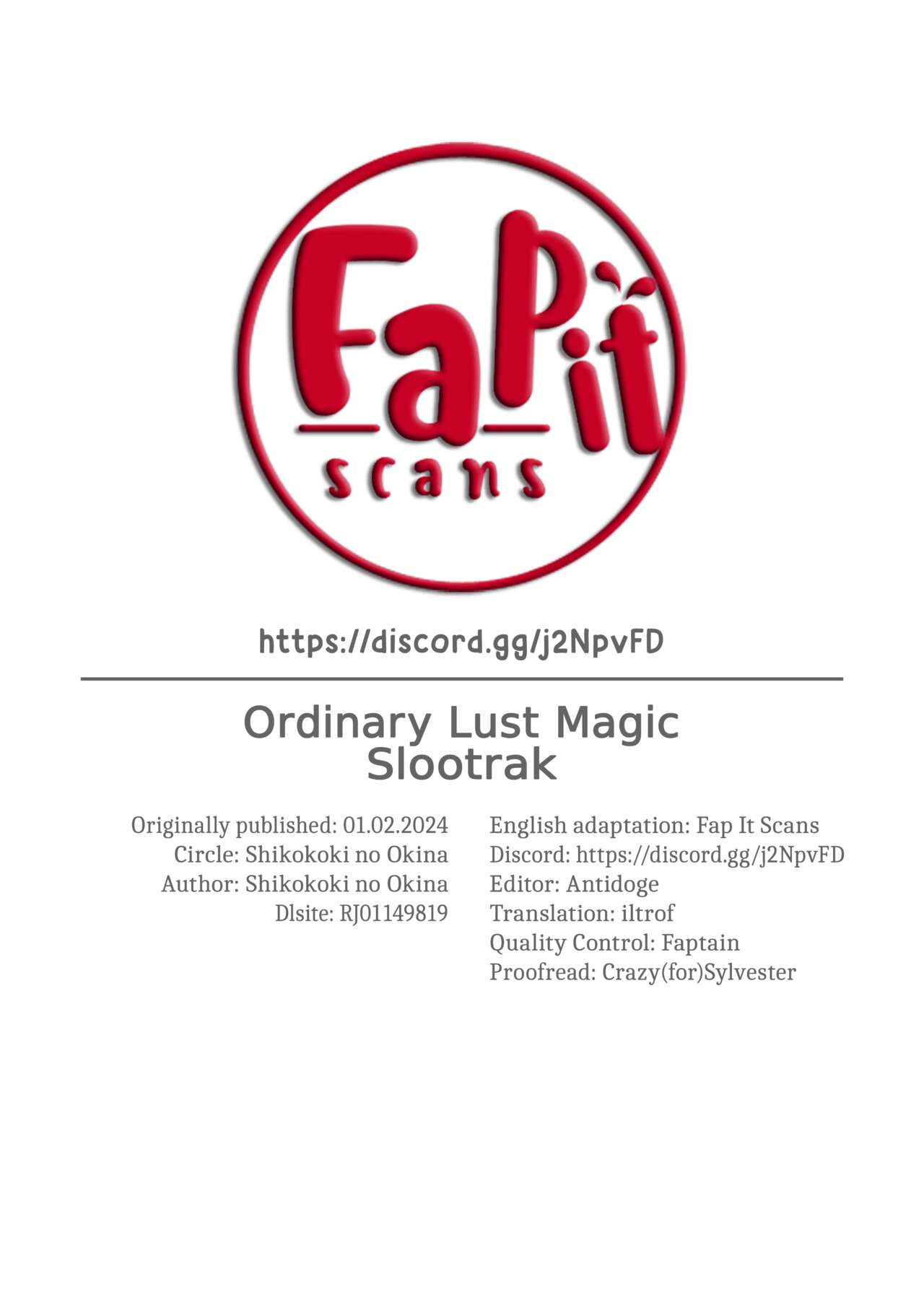 Ordinary Lust Magic Slootrak page 29