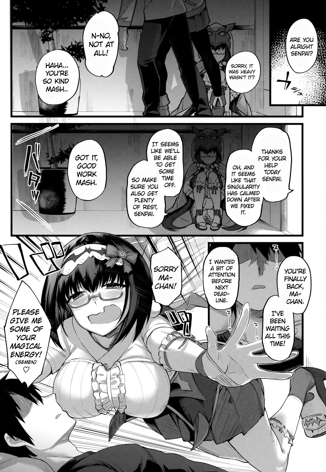 Osakabehime Nighttime Assault - Drinking semen like an energy drink! page 2