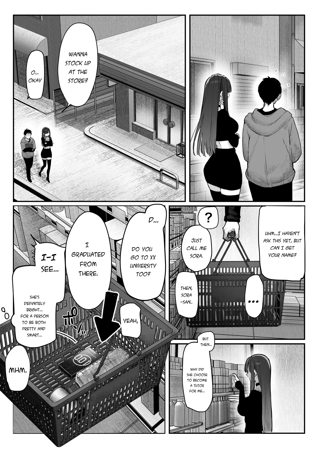 Oshiete Ageru ~Kyonyuu Bijin Onee-san to Rouninsei no Boku no OO na Ohanashi Zenpen~ page 32