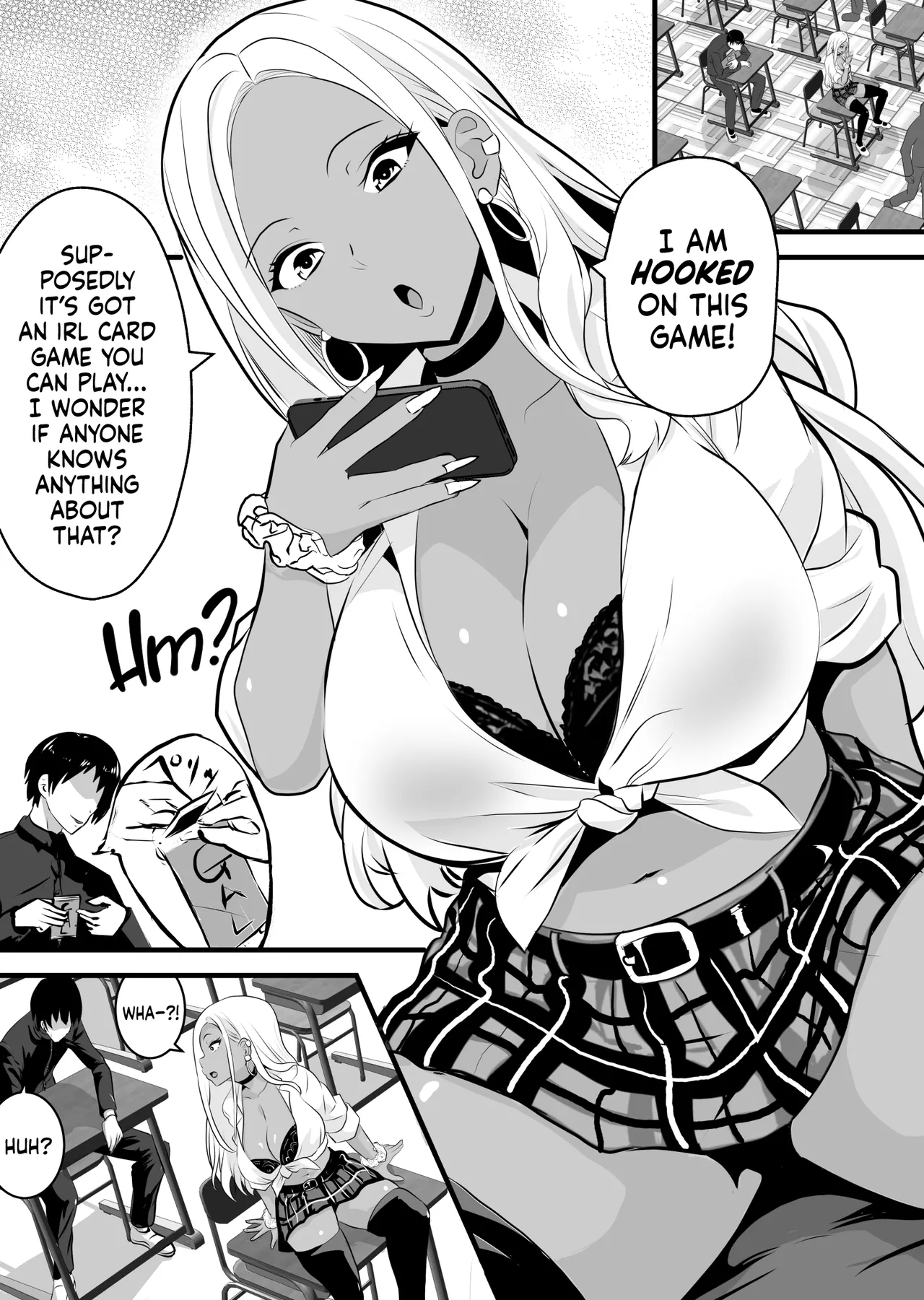 Otaku ni Yasashii Kuro Gal ga Rare Card to Koukan de Sex Sasetekureru ー Nerd-Friendly Choco-Gyaru Will Trade Sex For Rare Cards page 2