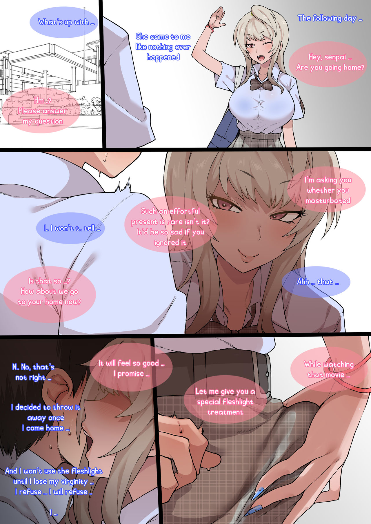 Otaku no Boku to Iikanjidatta Kuro Gal Kouhai o Netorareru Mini page 11