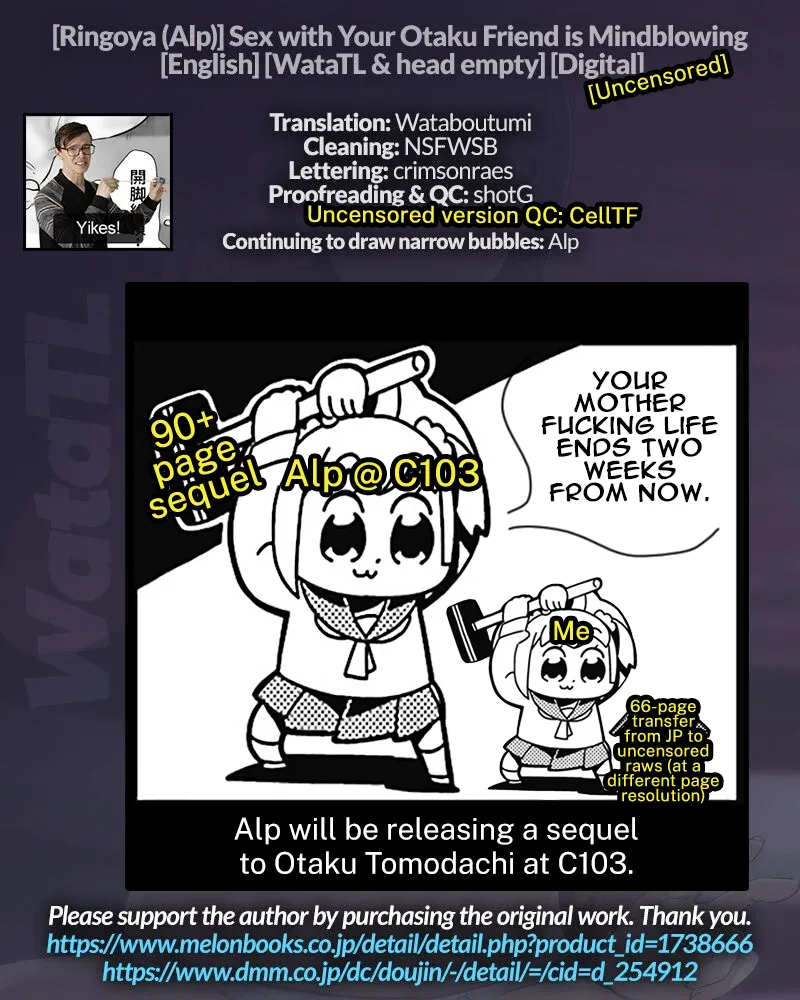 Otaku Tomodachi to no Sex wa Saikou ni Kimochi Ii Sex with Your Otaku Friend is Mindblowing PART 1 + 2 + 3 page 67