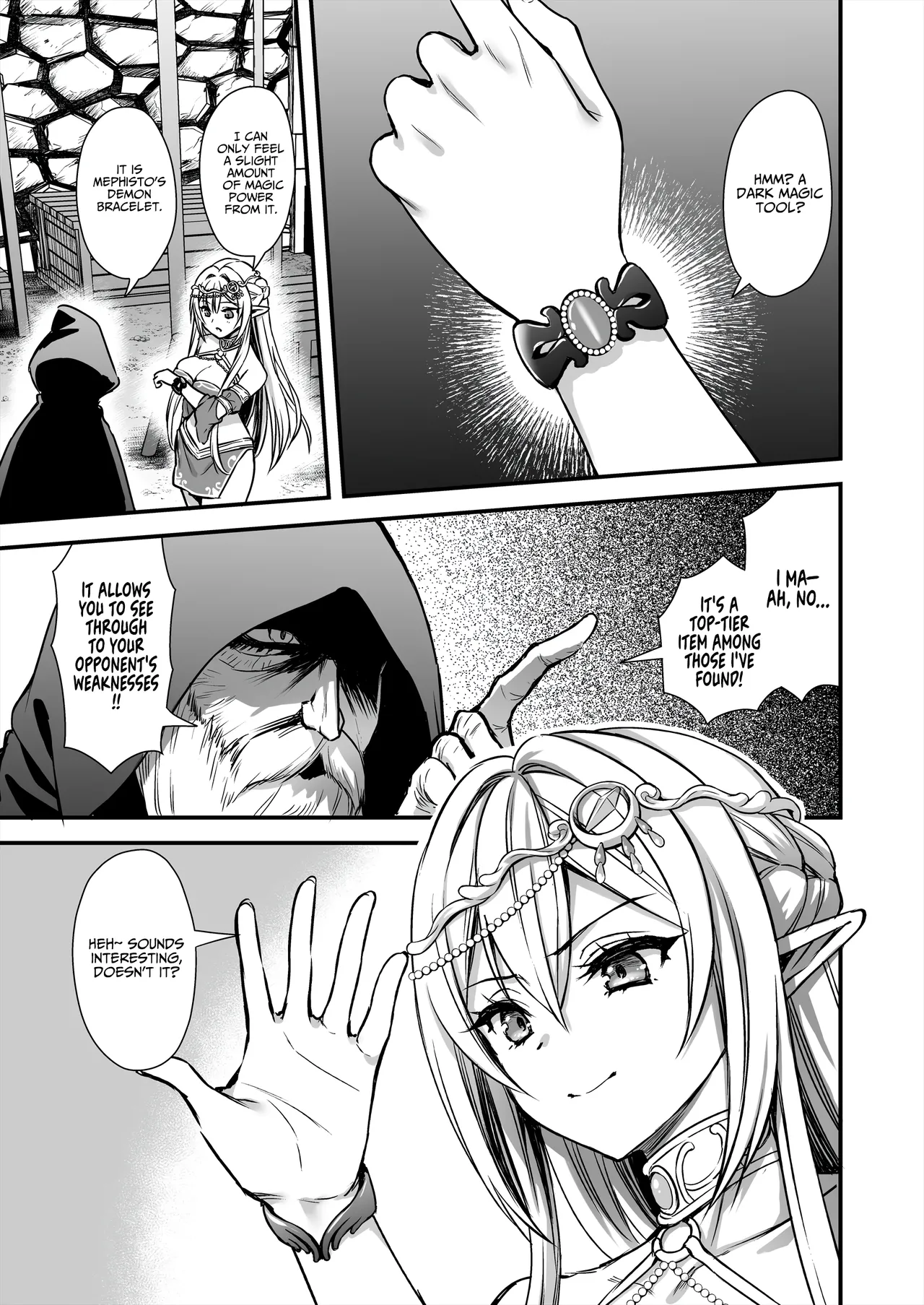 Otherworldly Elf's Demon Eye of Arousal 9 ~Cursed Bracelet Service Arc~ [English] [AKOTLs] [Digital] page 4