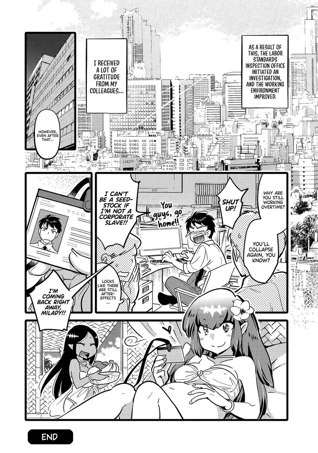 ; Otherworldly Harem with Extremely Erotic Cheats Comic Anthology page 16