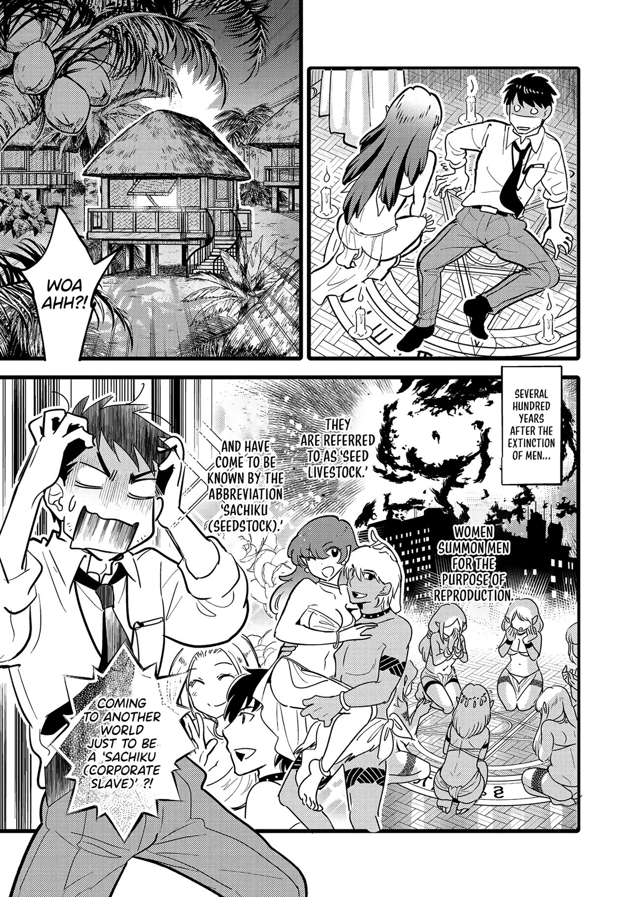 ; Otherworldly Harem with Extremely Erotic Cheats Comic Anthology page 5