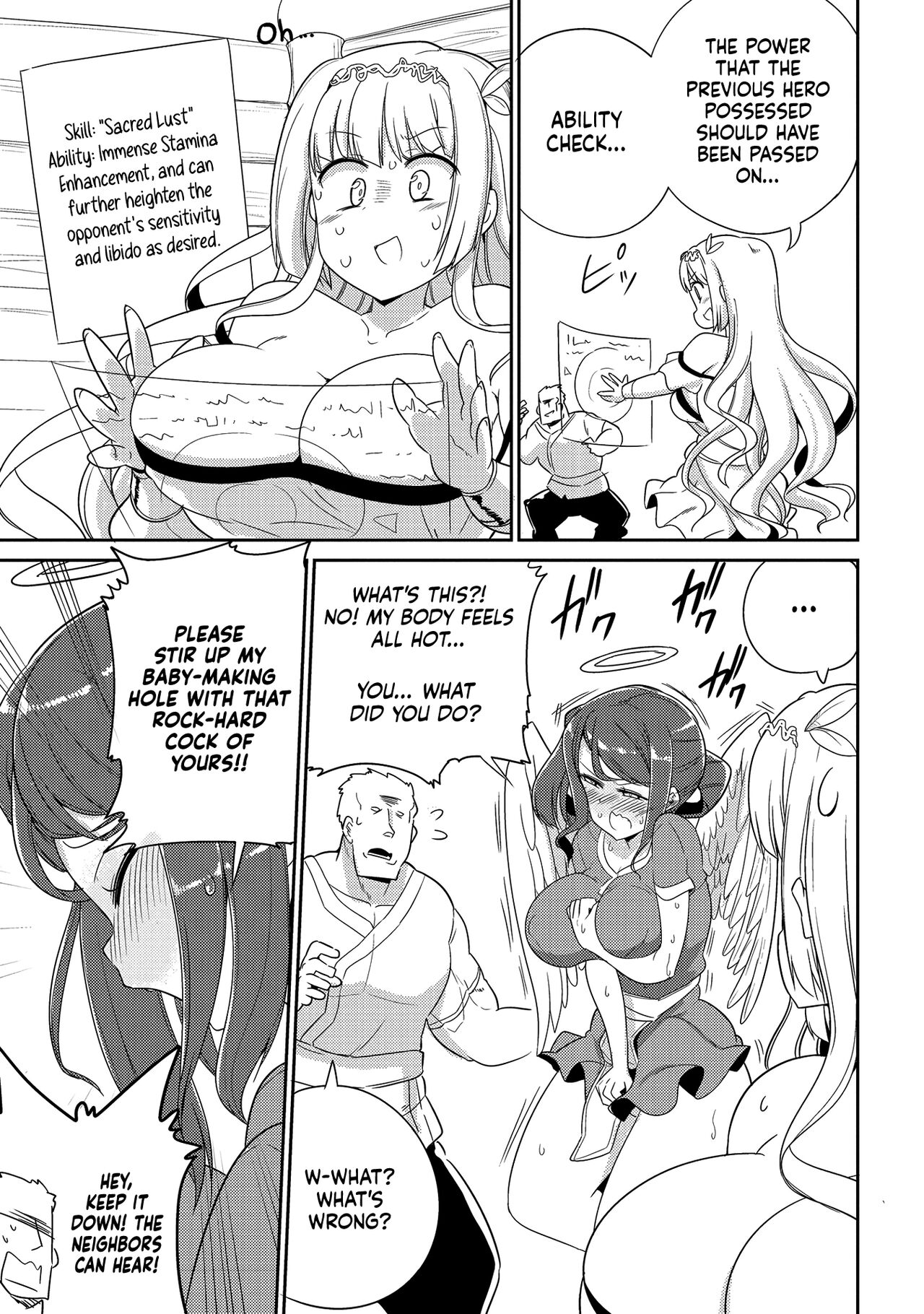 ; Otherworldly Harem with Extremely Erotic Cheats Comic Anthology page 54