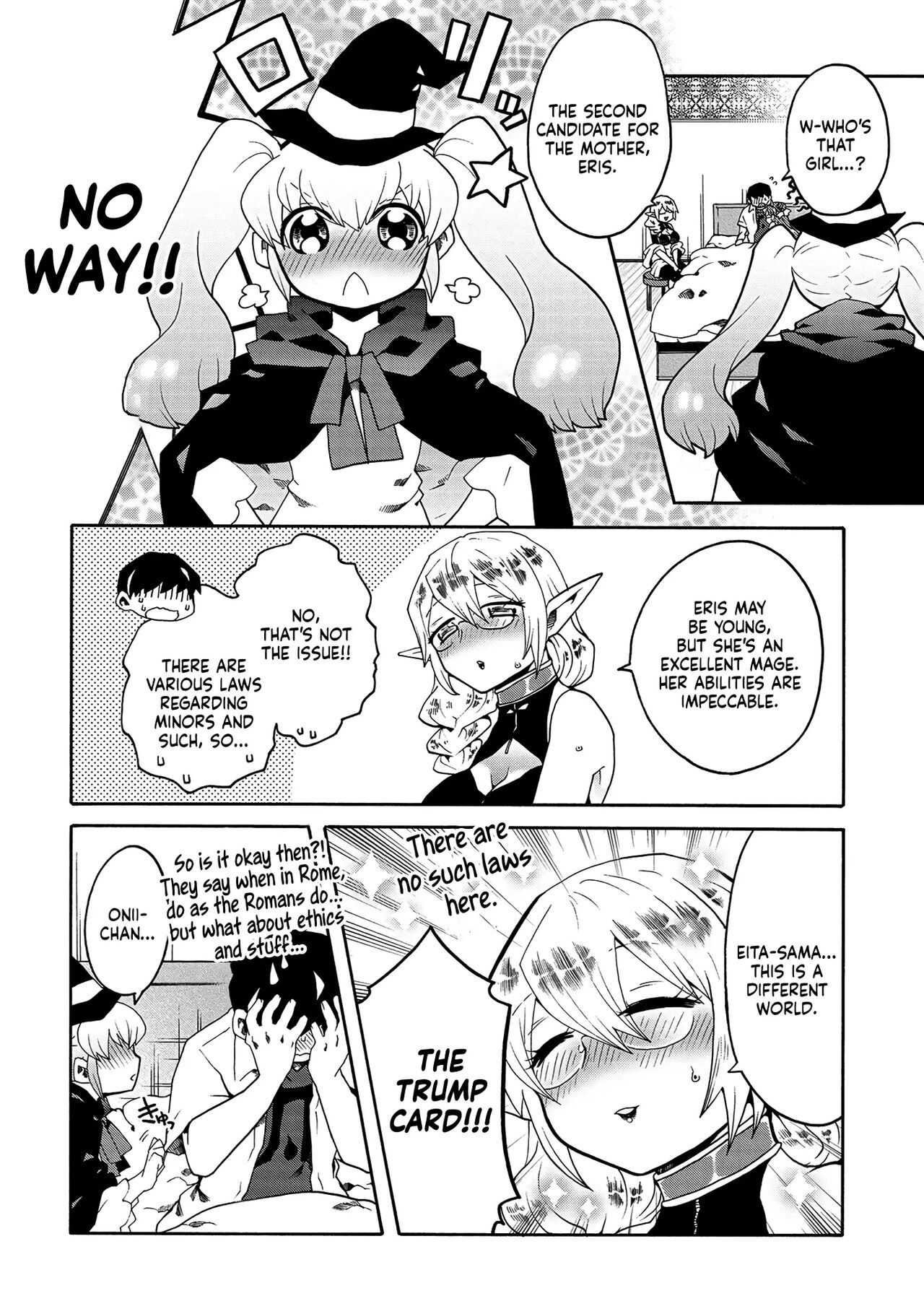 ; Otherworldly Harem with Extremely Erotic Cheats Comic Anthology page 104