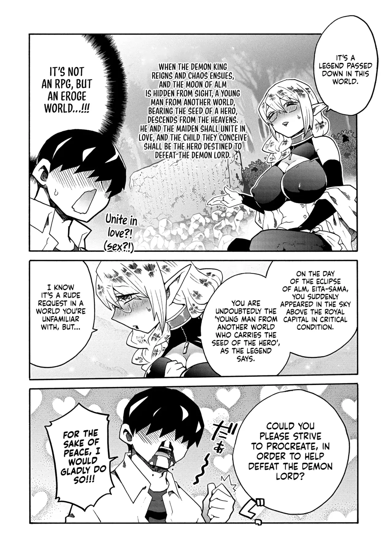 ; Otherworldly Harem with Extremely Erotic Cheats Comic Anthology page 100